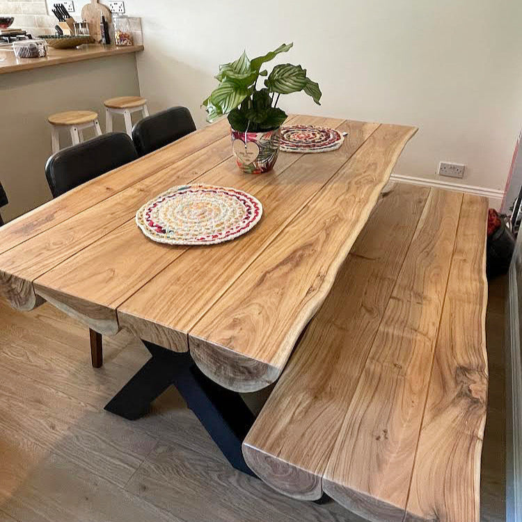 Thor Solid Acacia Wood Dining Table (4 Sizes)