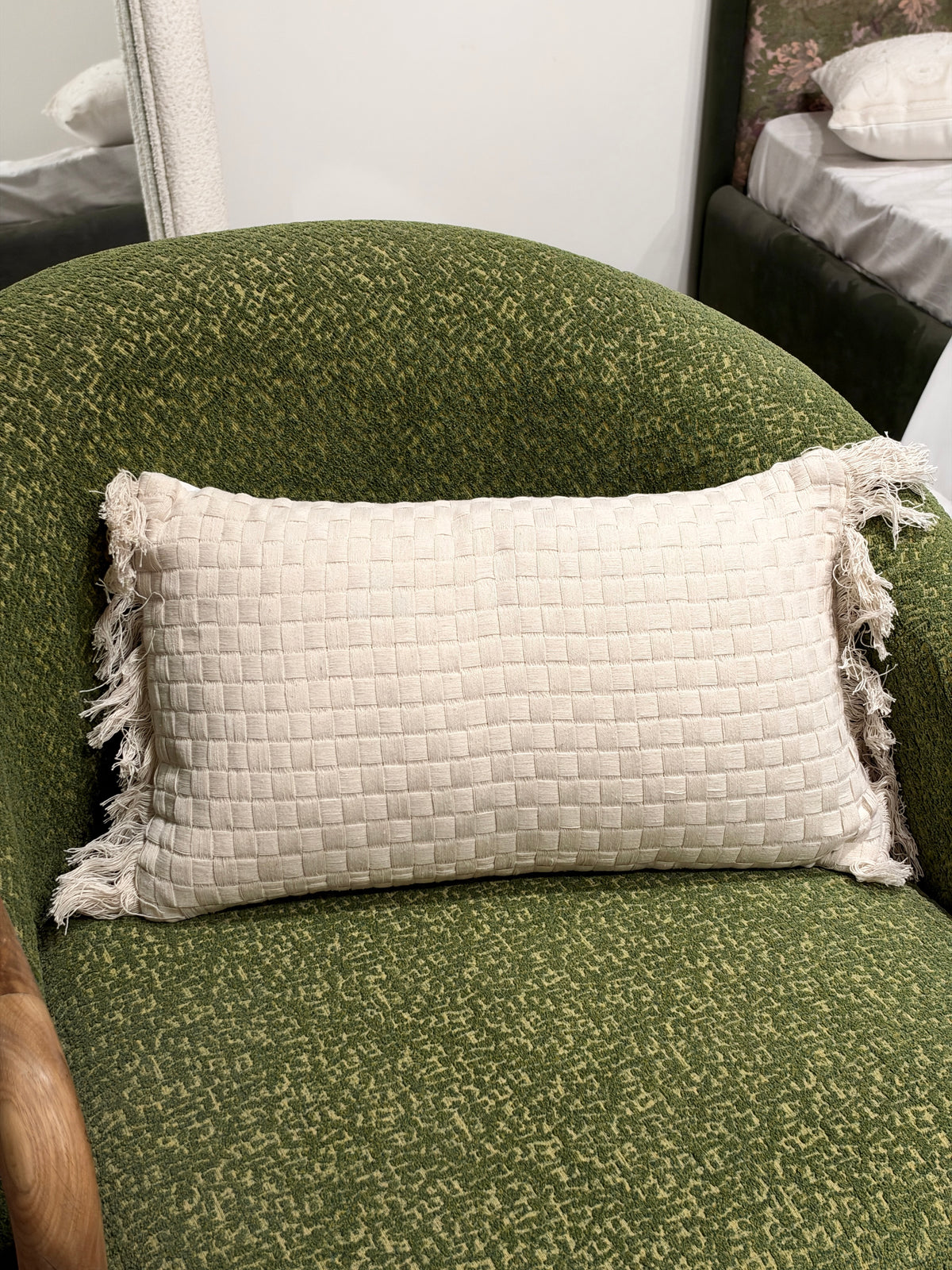 Ori Cushion in Ivory 30 x 50cm