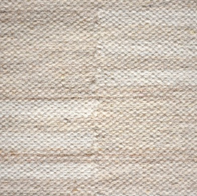 Cheremshan Handwoven Flat Weave Wool Rug in Ivory (2 Sizes)