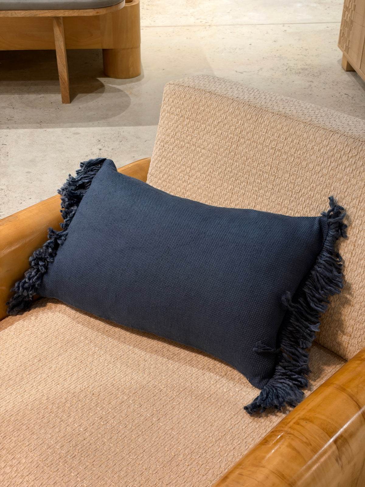 Ravel Cushion in Blue 30 x 50cm