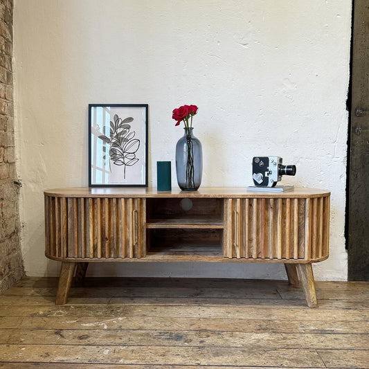 Els Solid Mango Wood TV Stand