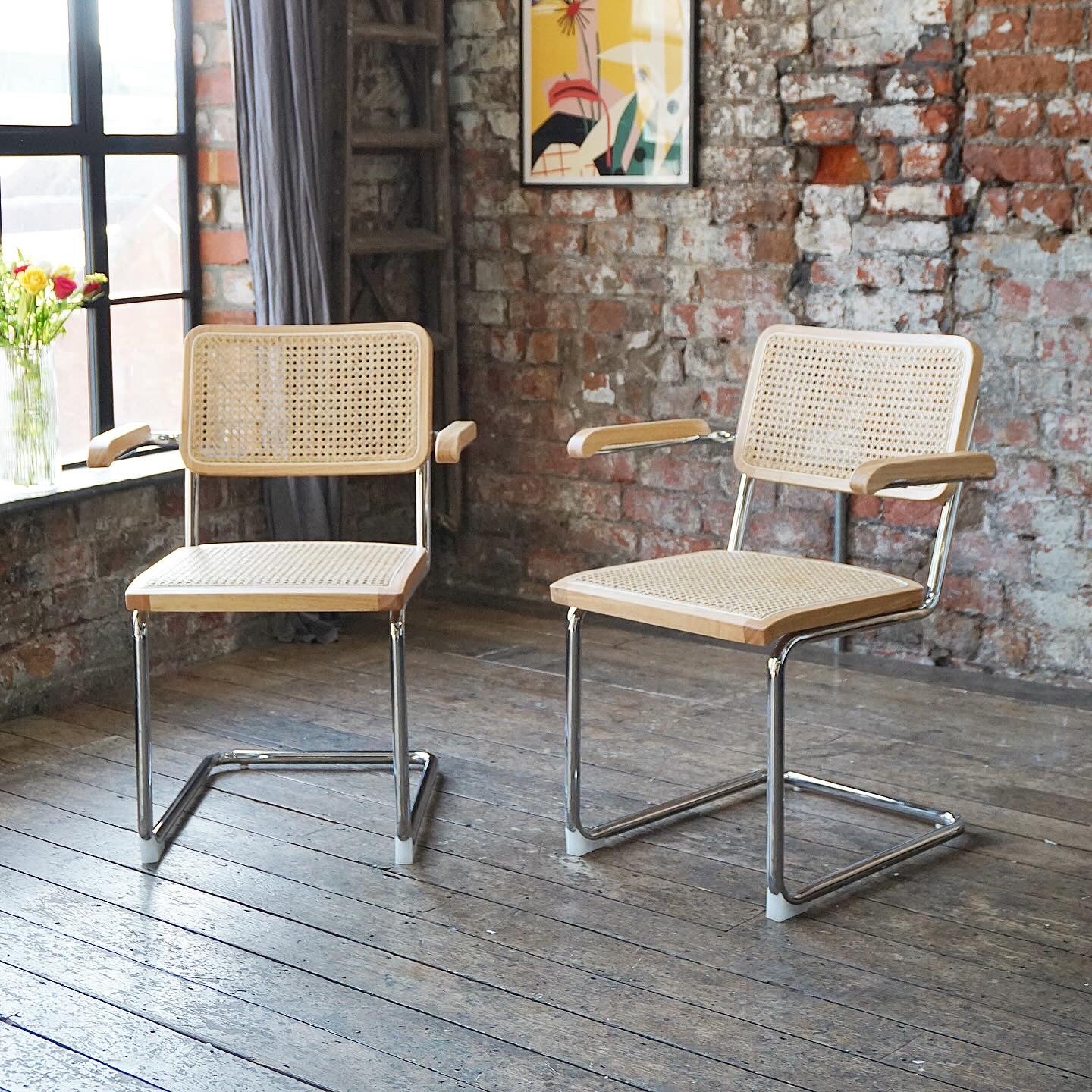 Brooklyn Rattan Chair with Arms (2pk)