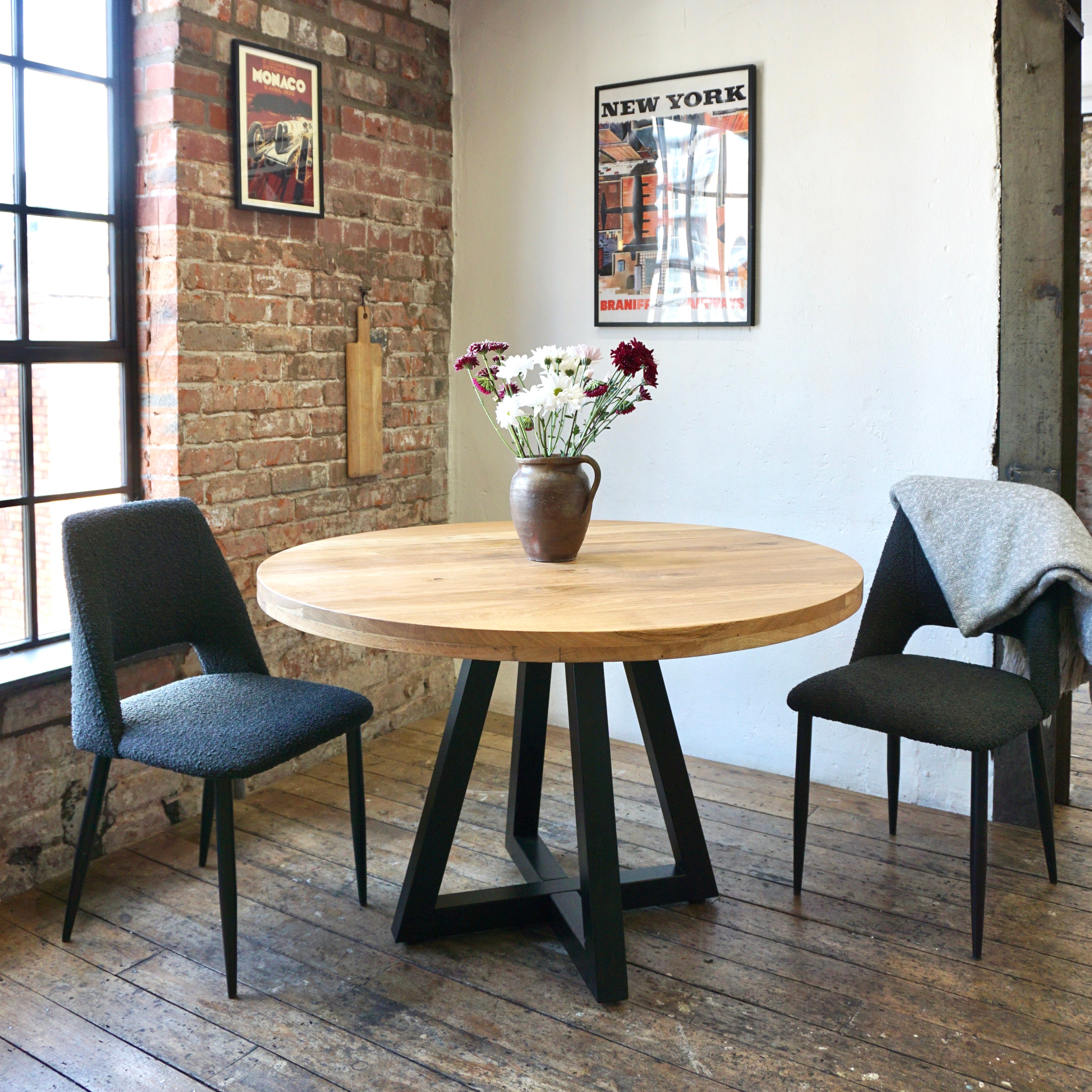 Ida Solid Oak Dining Table Natural (3 Sizes)