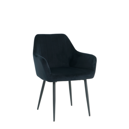 Layla Dining Chairs in Black (2pk)