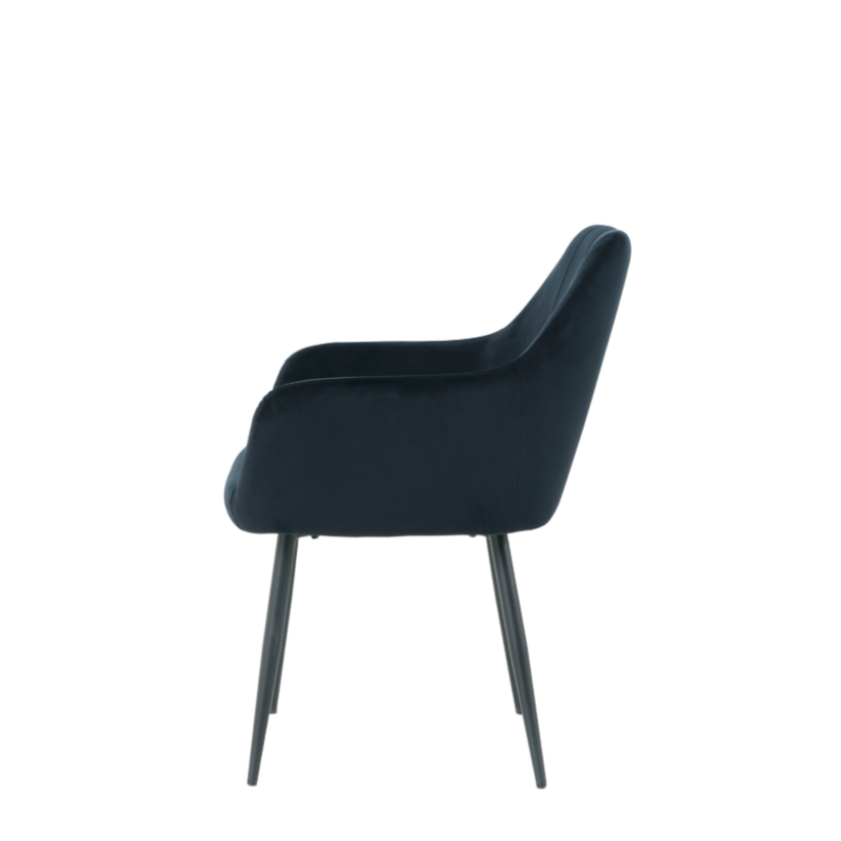 Layla Dining Chairs in Black (2pk)