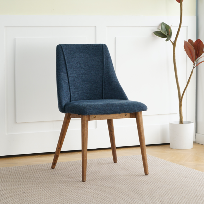 Carina Dining Chairs in Blue (2pk)