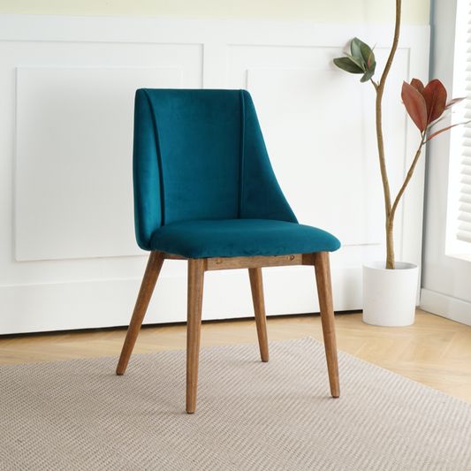 Carina Dining Chairs in Teal (2pk)