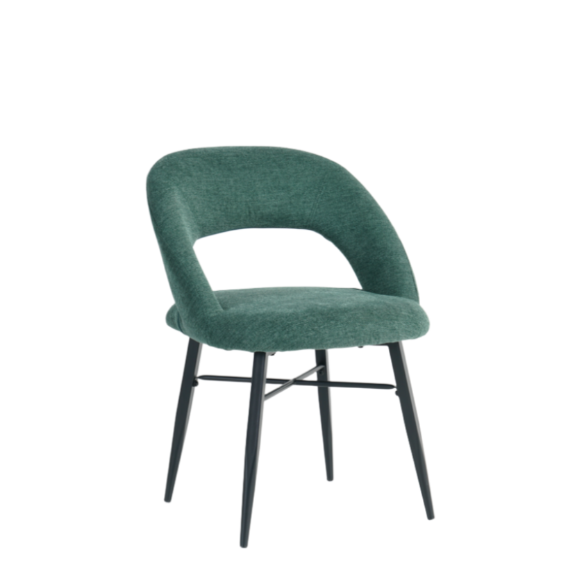 Ellie Dining Chairs in Green (2pk)