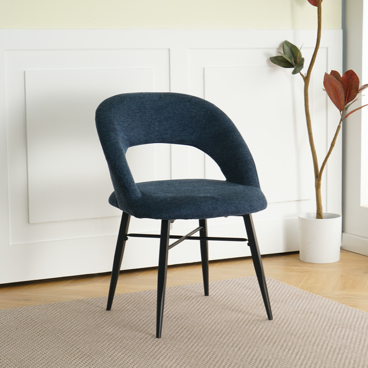 Ellie Dining Chairs in Blue (2pk)