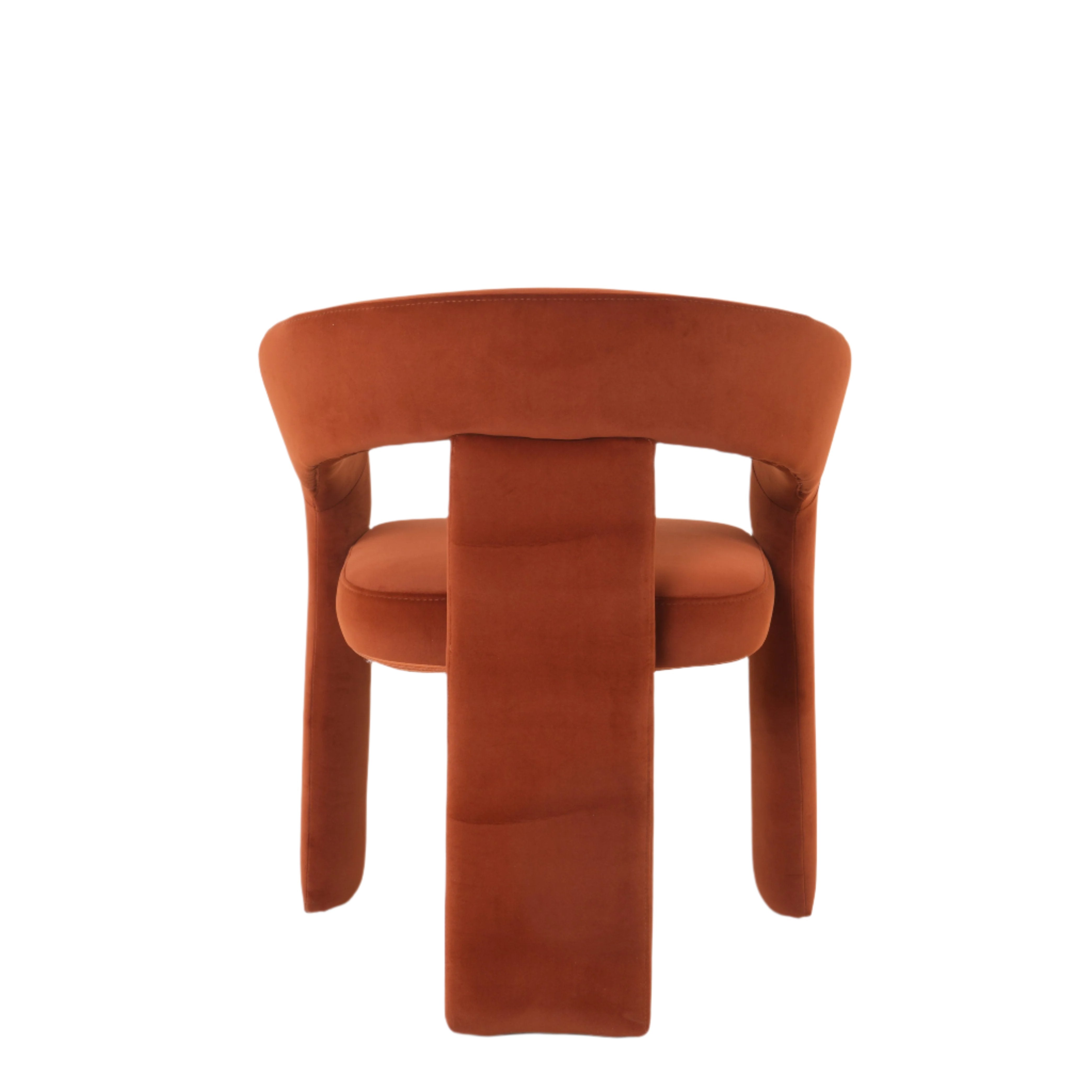 Eva Dining Chairs in Burnt Orange (2pk)
