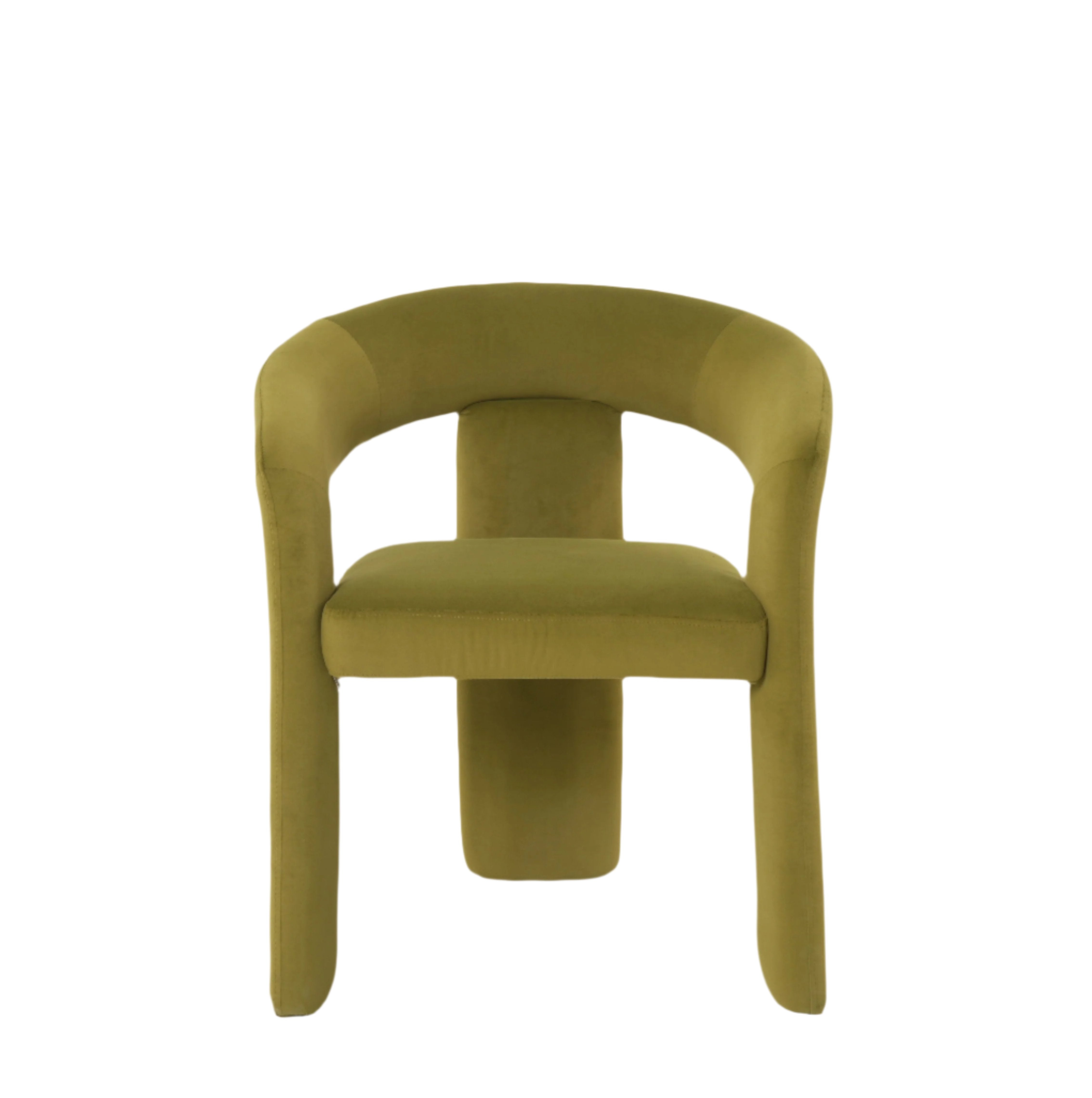 Eva Dining Chairs in Olive Green (2pk)