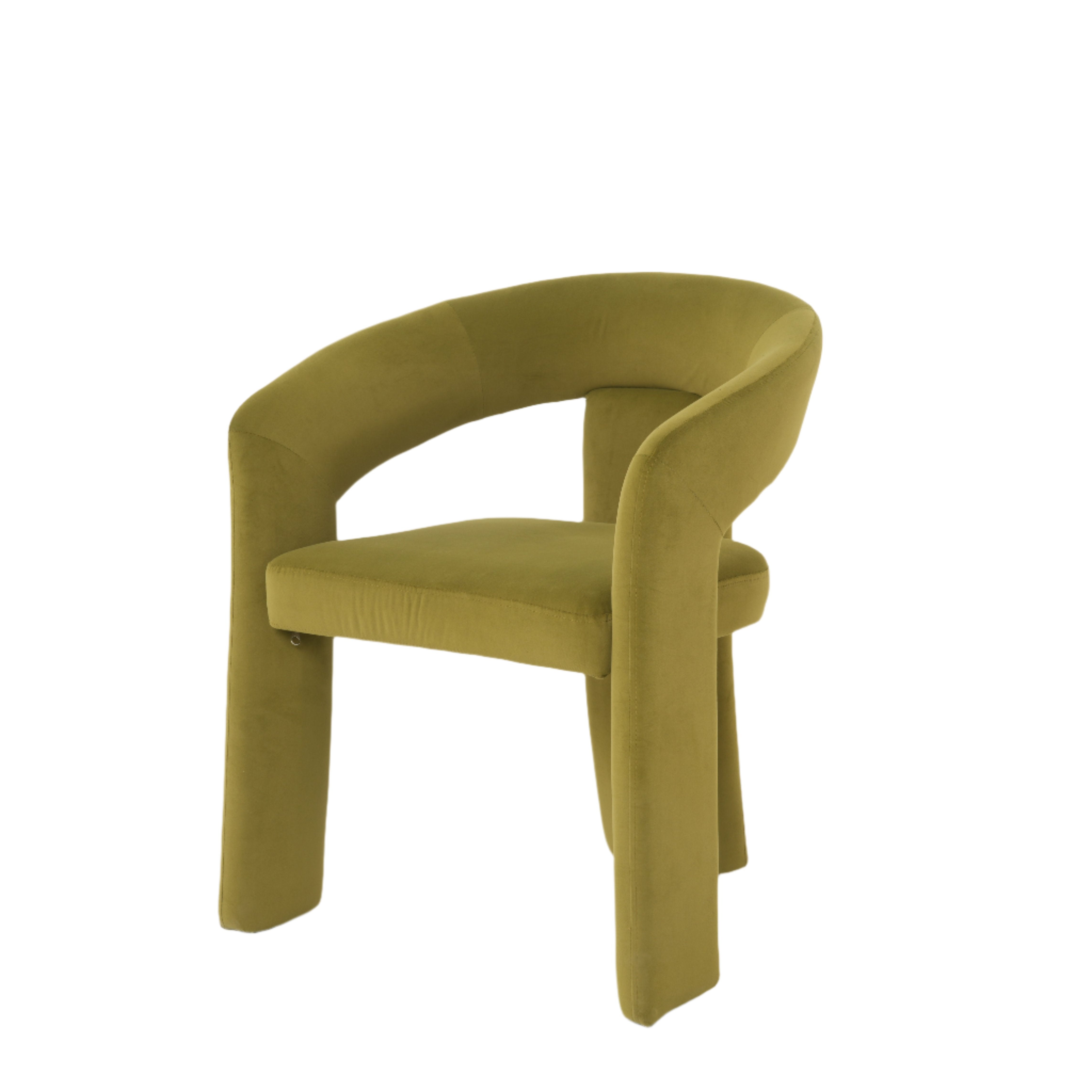 Eva Dining Chairs in Olive Green (2pk)