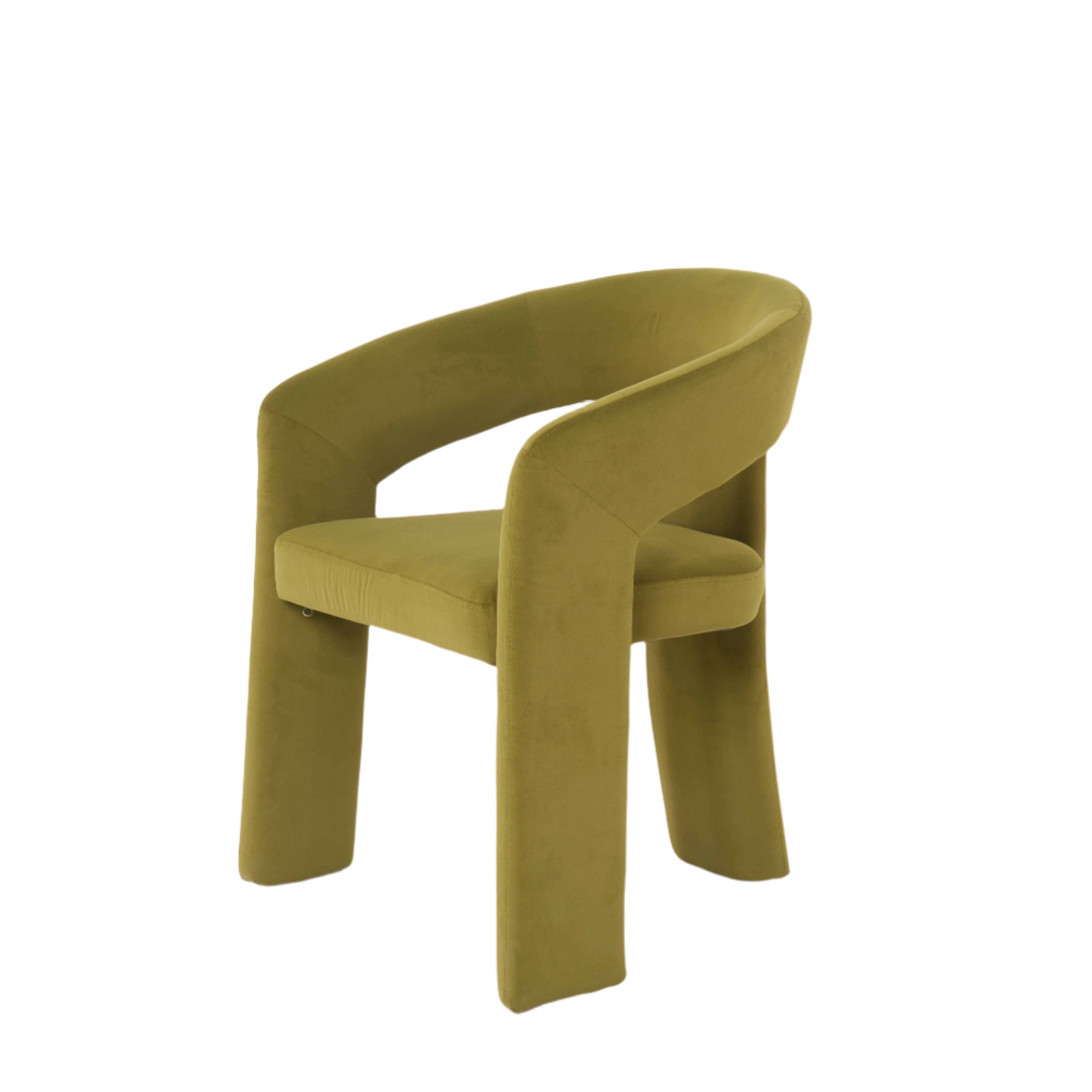 Eva Dining Chairs in Olive Green (2pk)