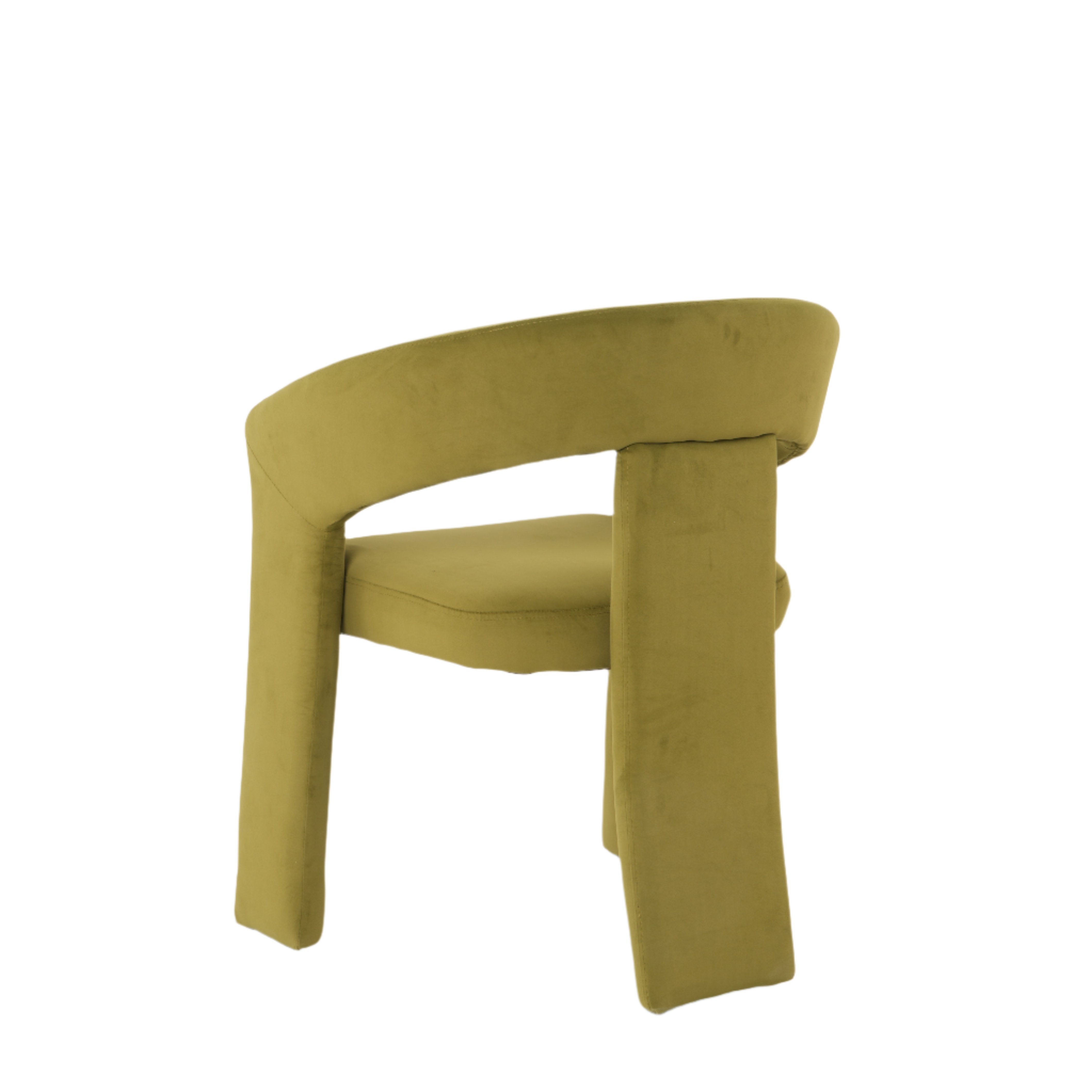 Eva Dining Chairs in Olive Green (2pk)