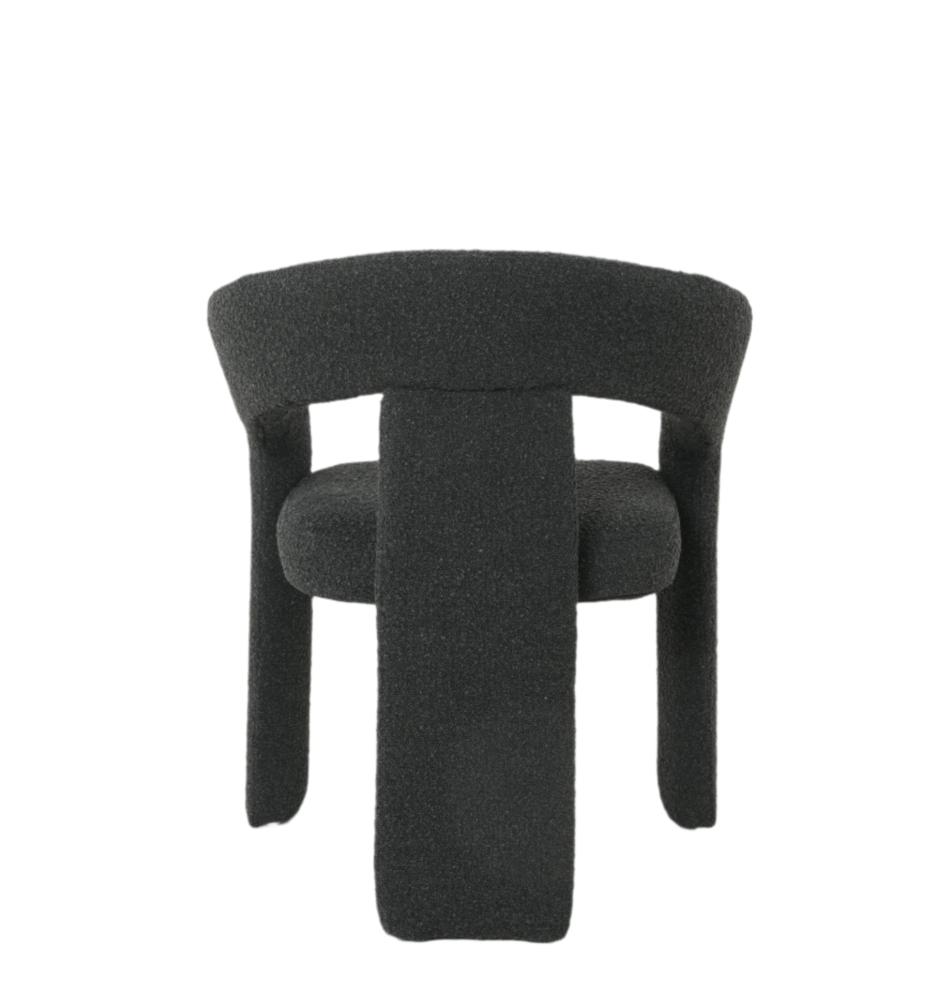 Eva Dining Chairs in Black Boucle (2pk)
