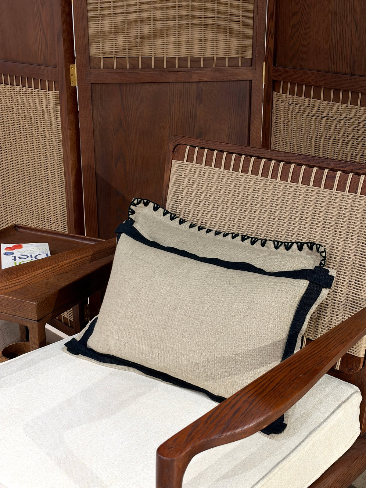 Kakomu Cushion in Natural 30 x 50cm