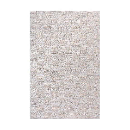 Horezu Handwoven Flat Weave Wool & Jute Rug in Natural & Ivory (2 Sizes)