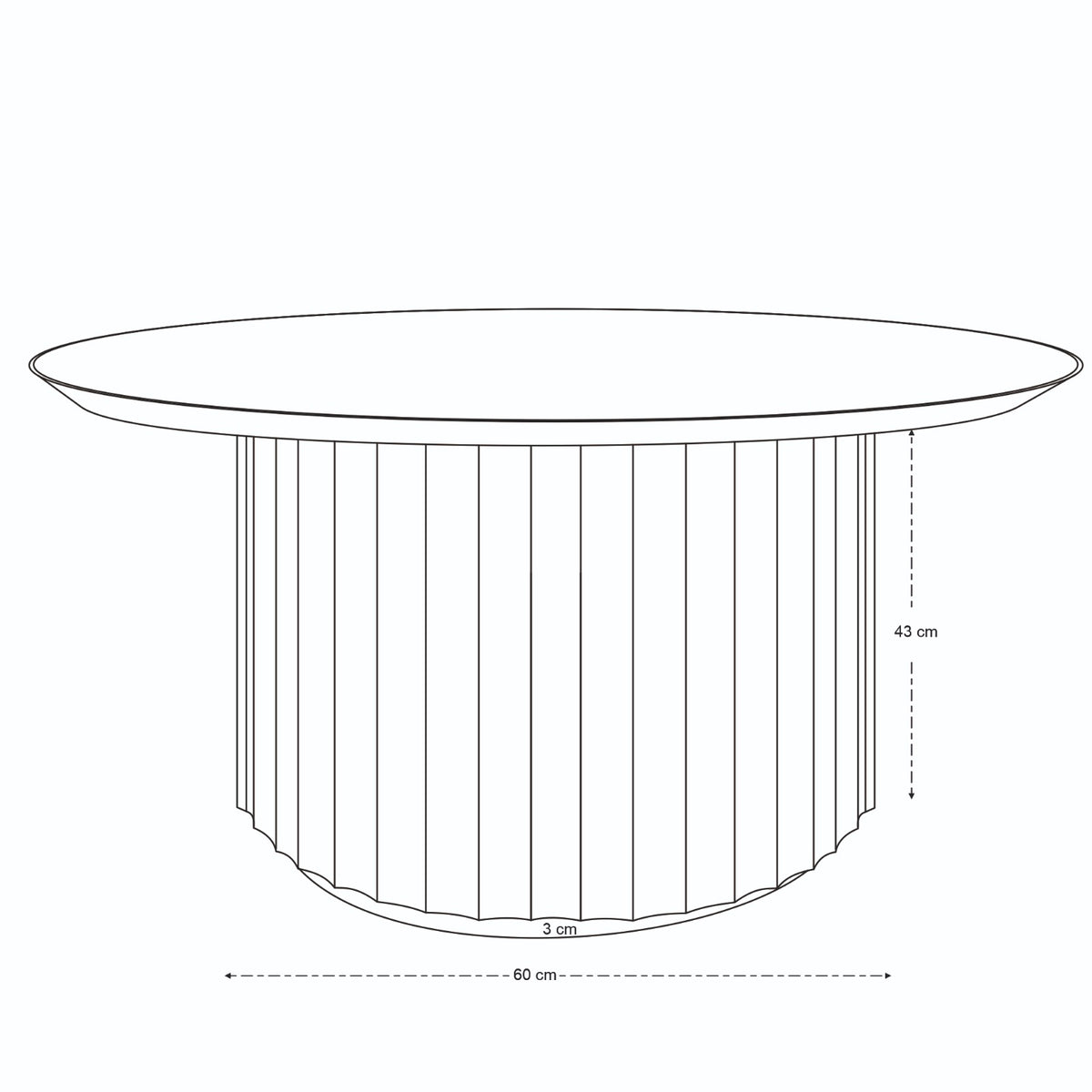 Theo Coffee Table Walnut