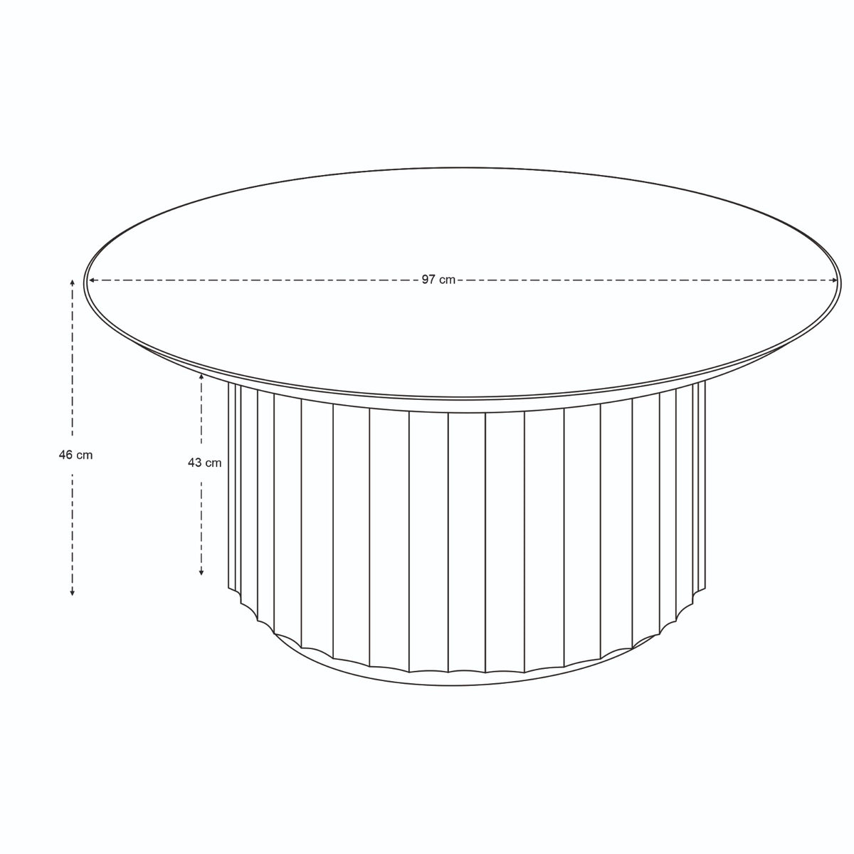 Theo Coffee Table Walnut