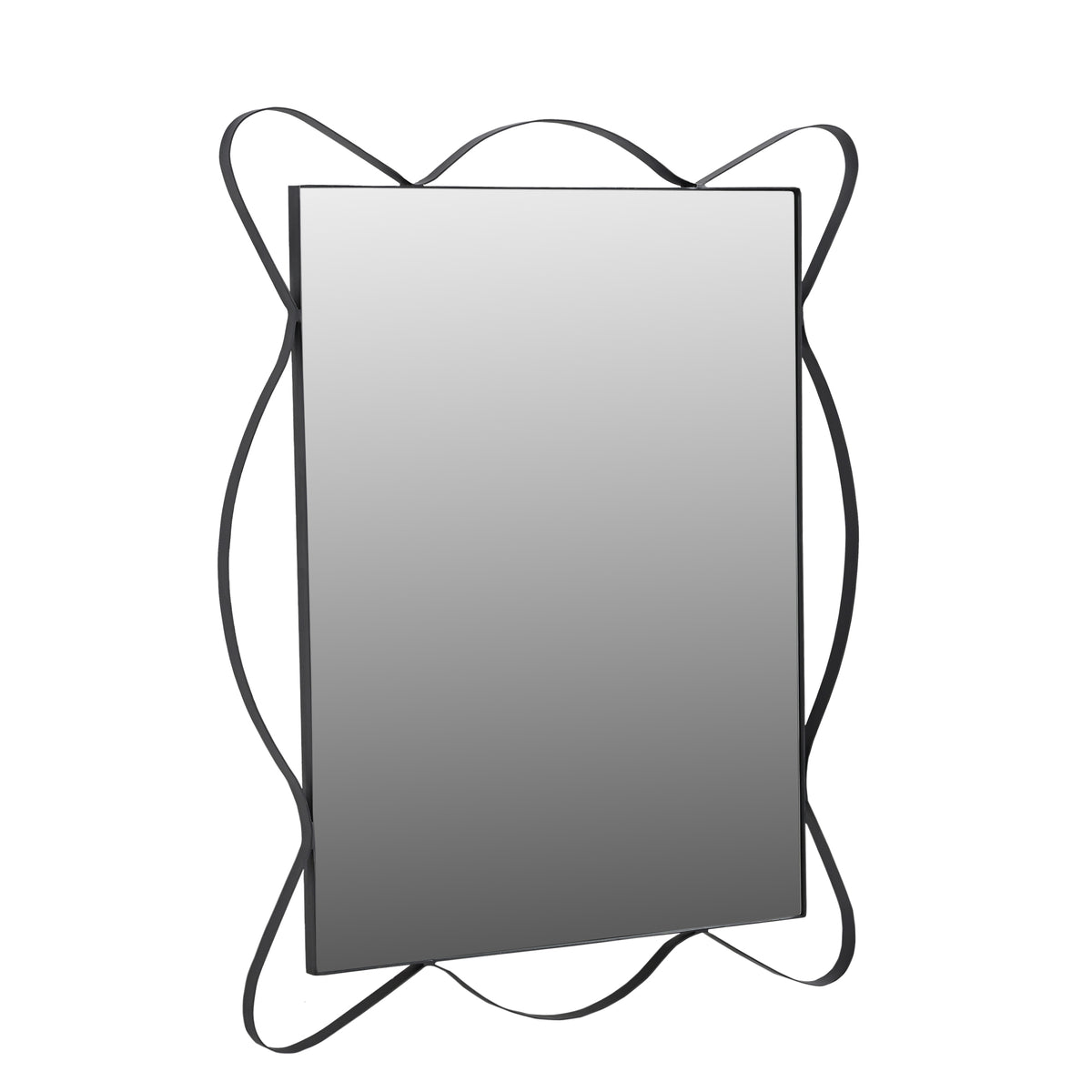 Kagami Mirror with a Metal Frame