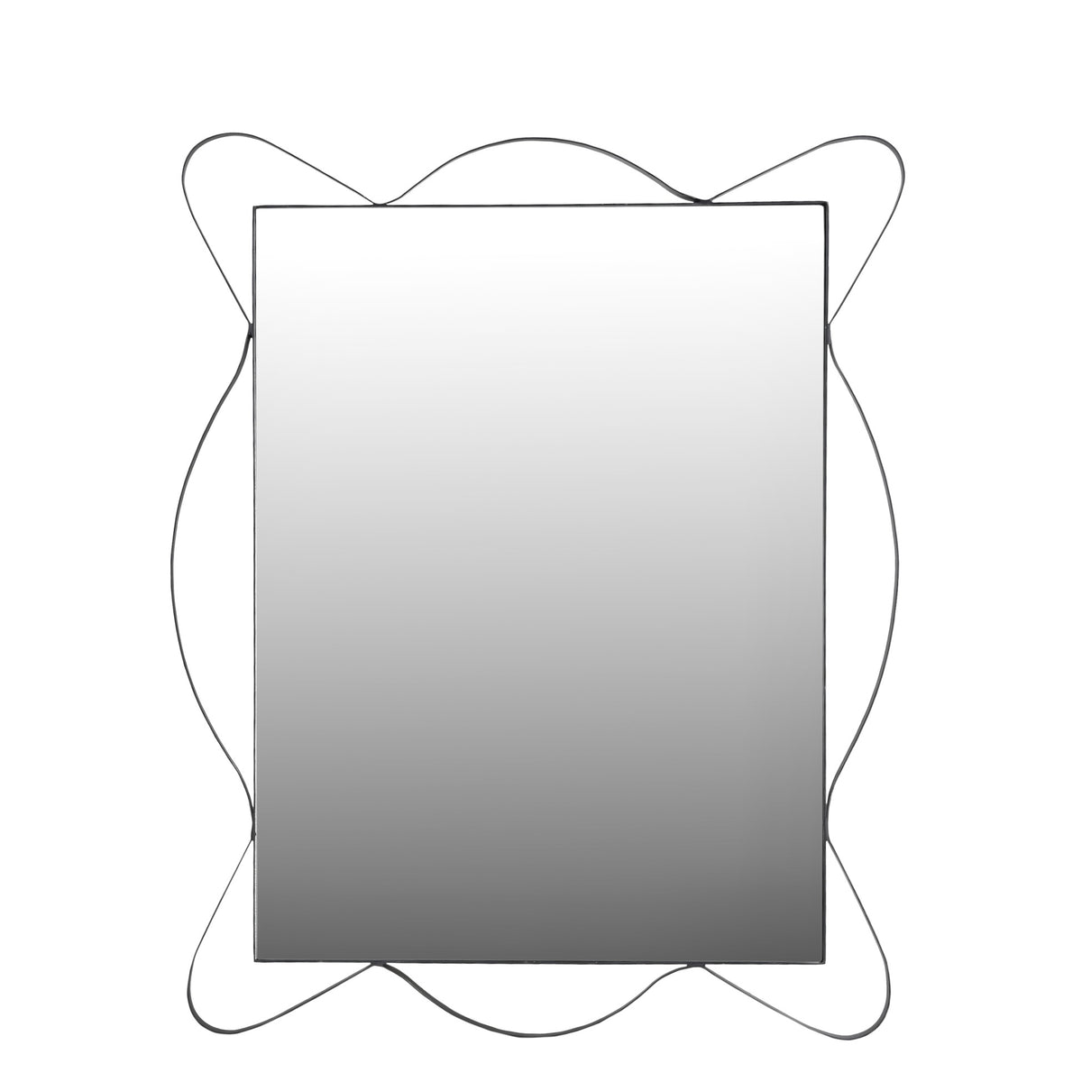 Kagami Mirror with a Metal Frame