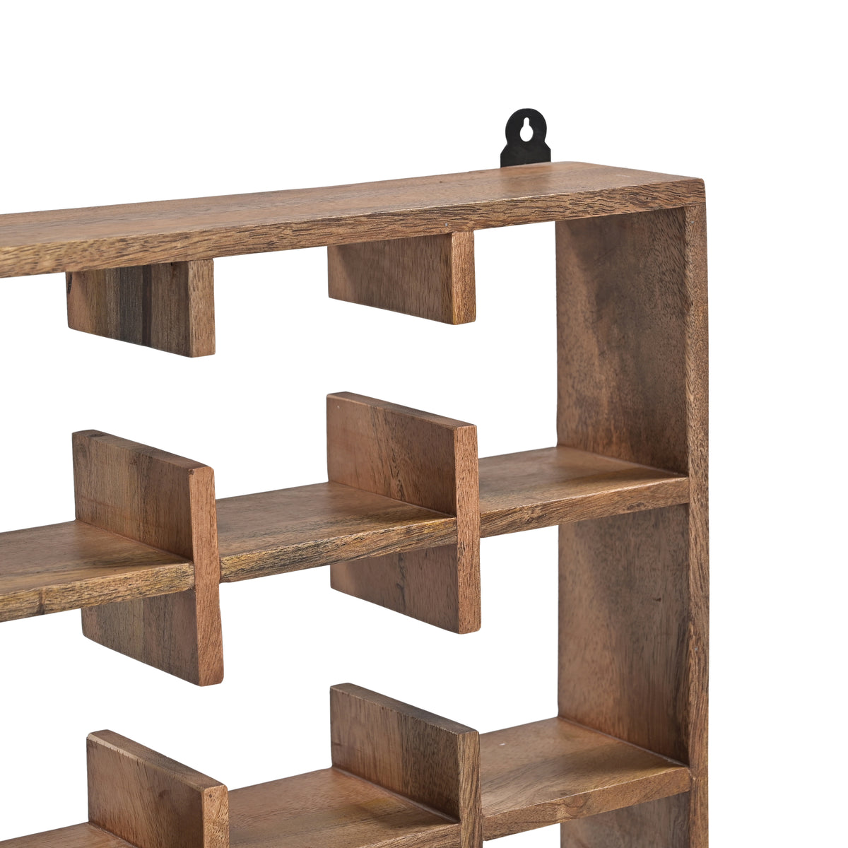 Magu Cup Shelf 3 by 4 in Light Brown