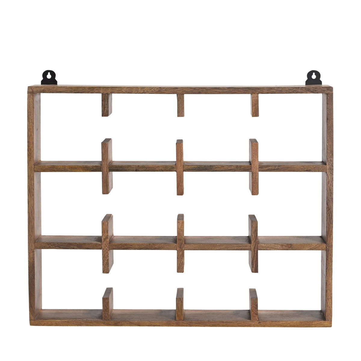 Magu Cup Shelf 4 by 3 in Light Brown