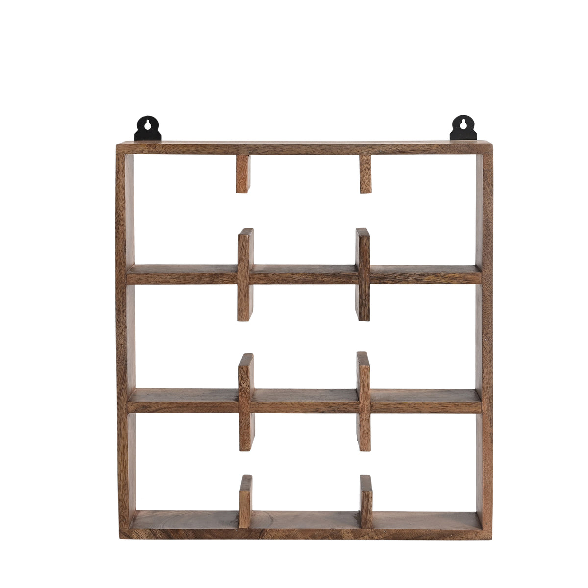 Magu Cup Shelf 3 by 3 in Light Brown