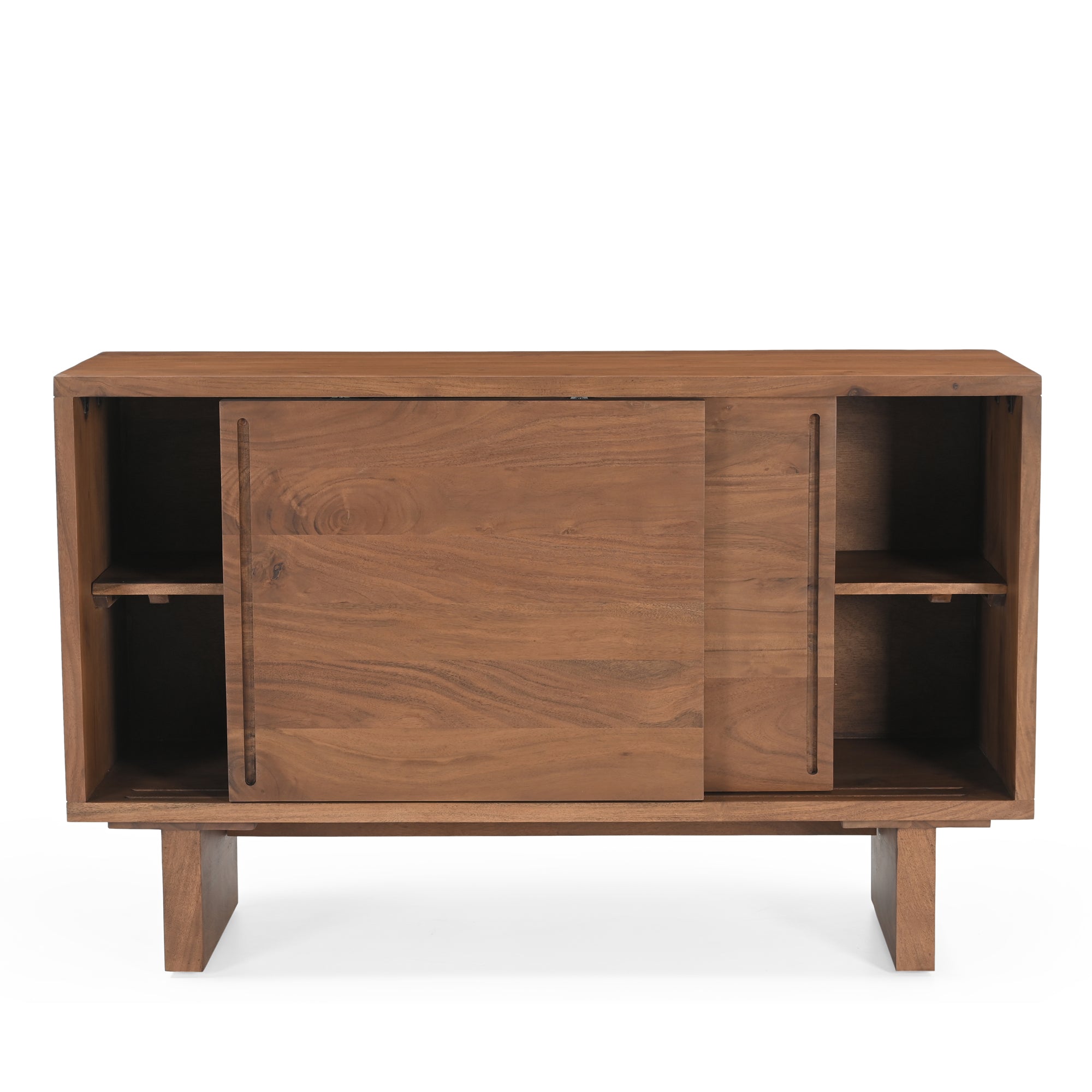 Kanso Solid Acacia Wood 2 Door Sideboard Honey Brown