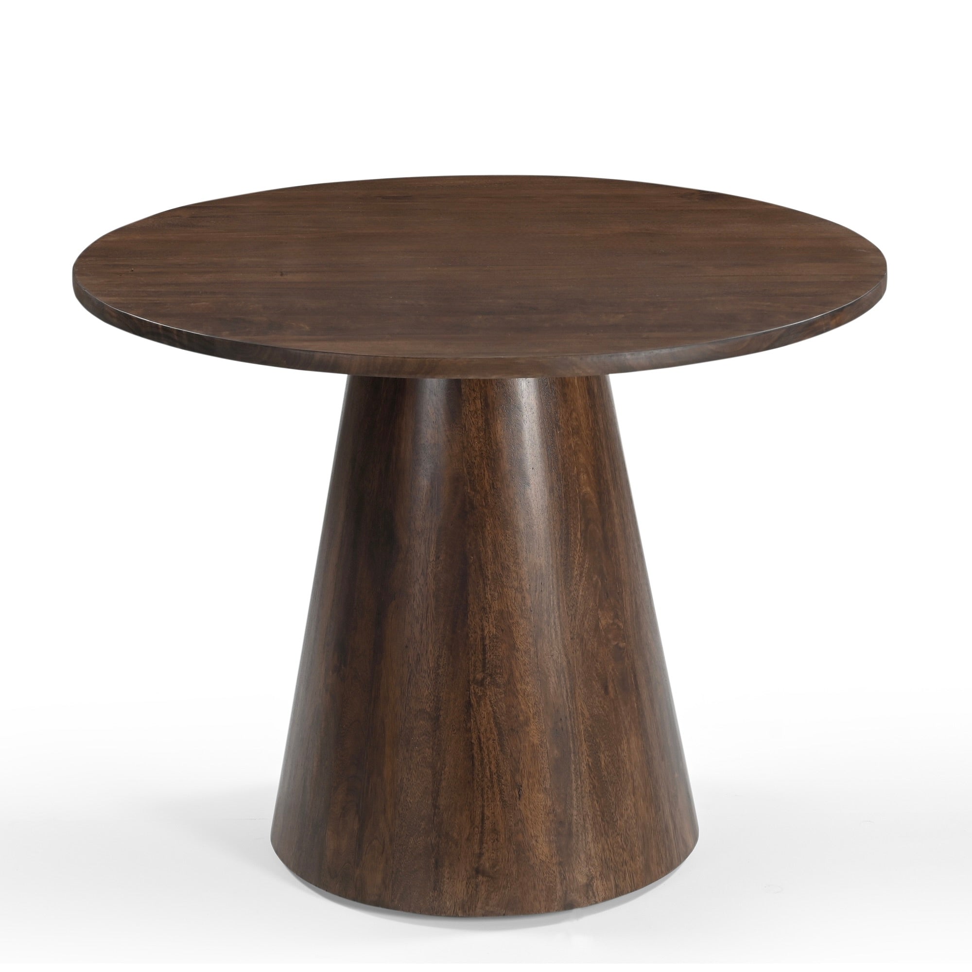 Bronx Solid Mango Wood Dining Table Walnut (2 Sizes)