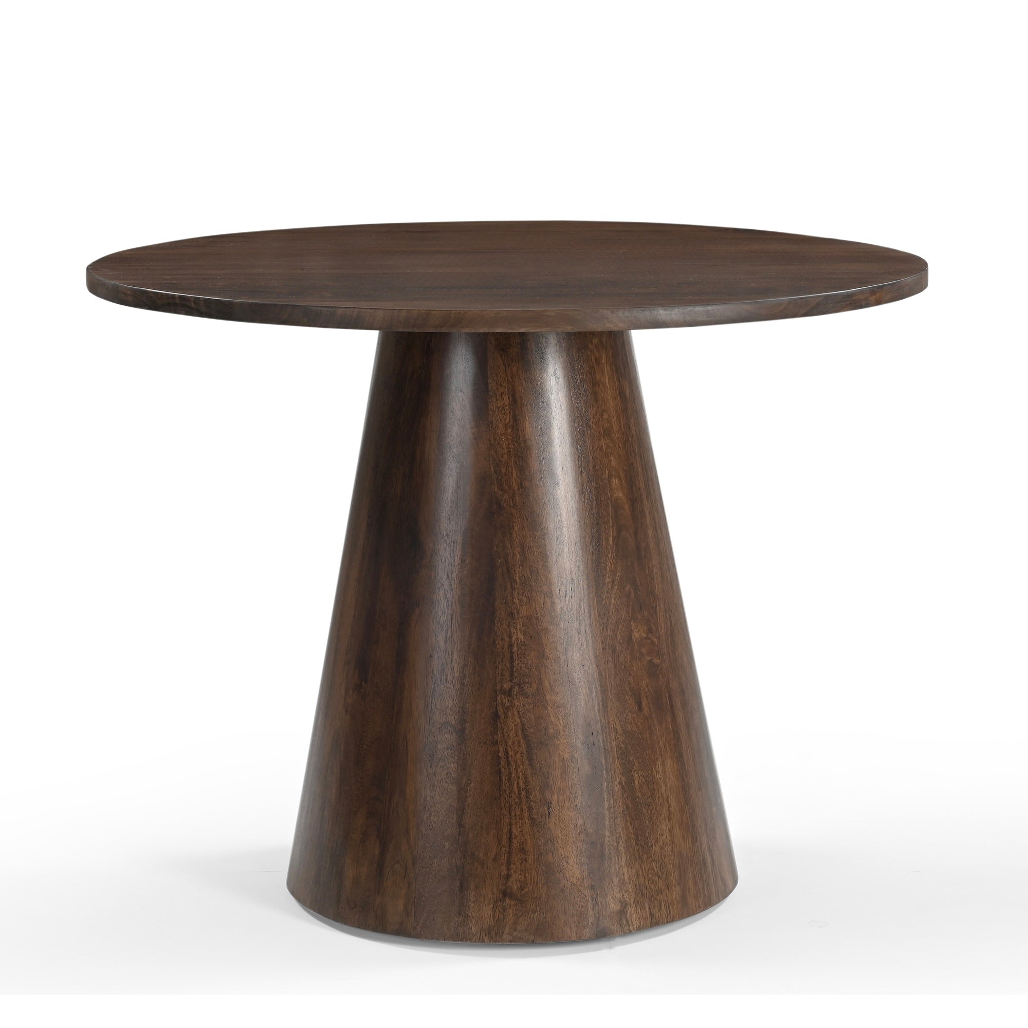 Bronx Solid Mango Wood Dining Table Walnut (2 Sizes)