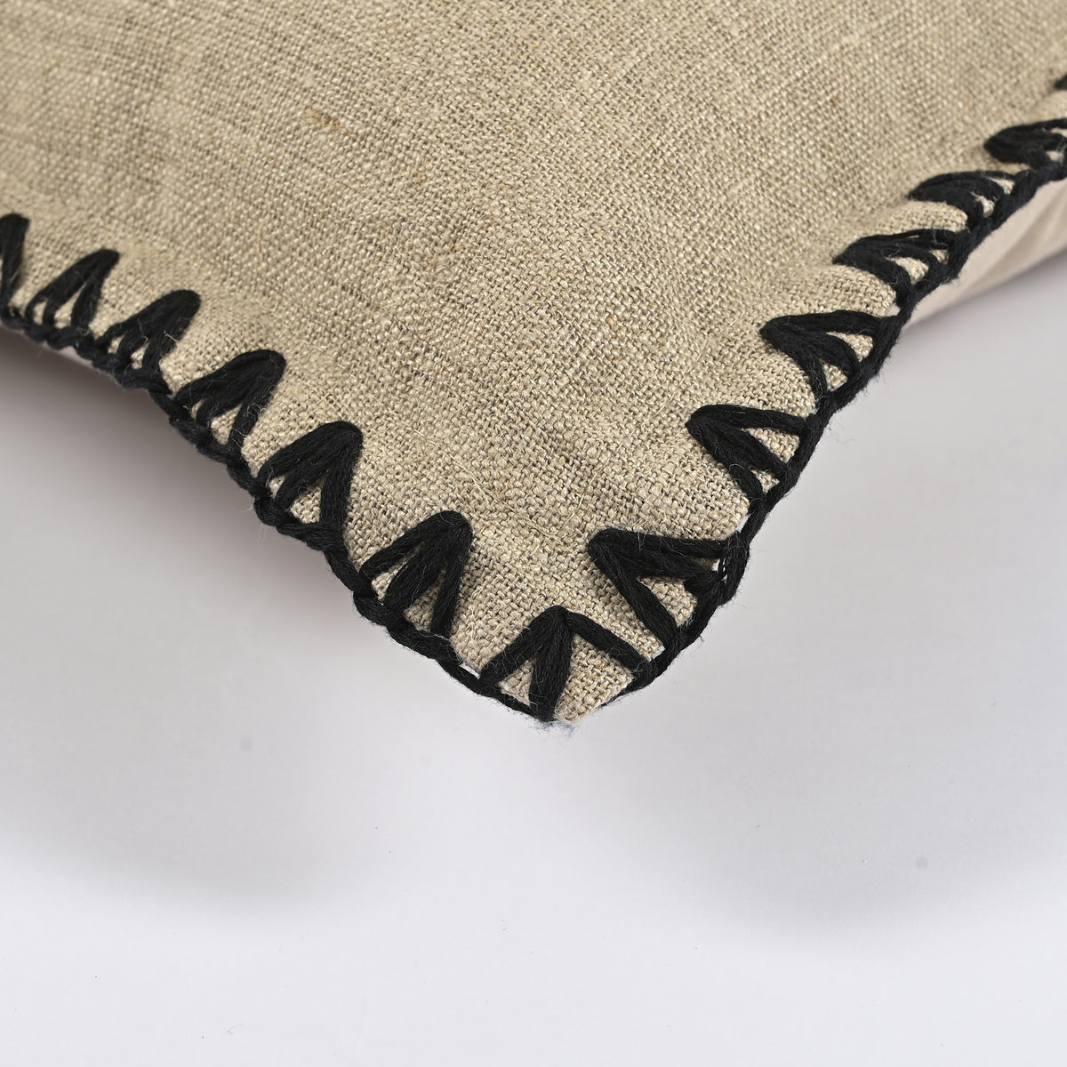 Kanji Cushion in Sand 50 x 50cm