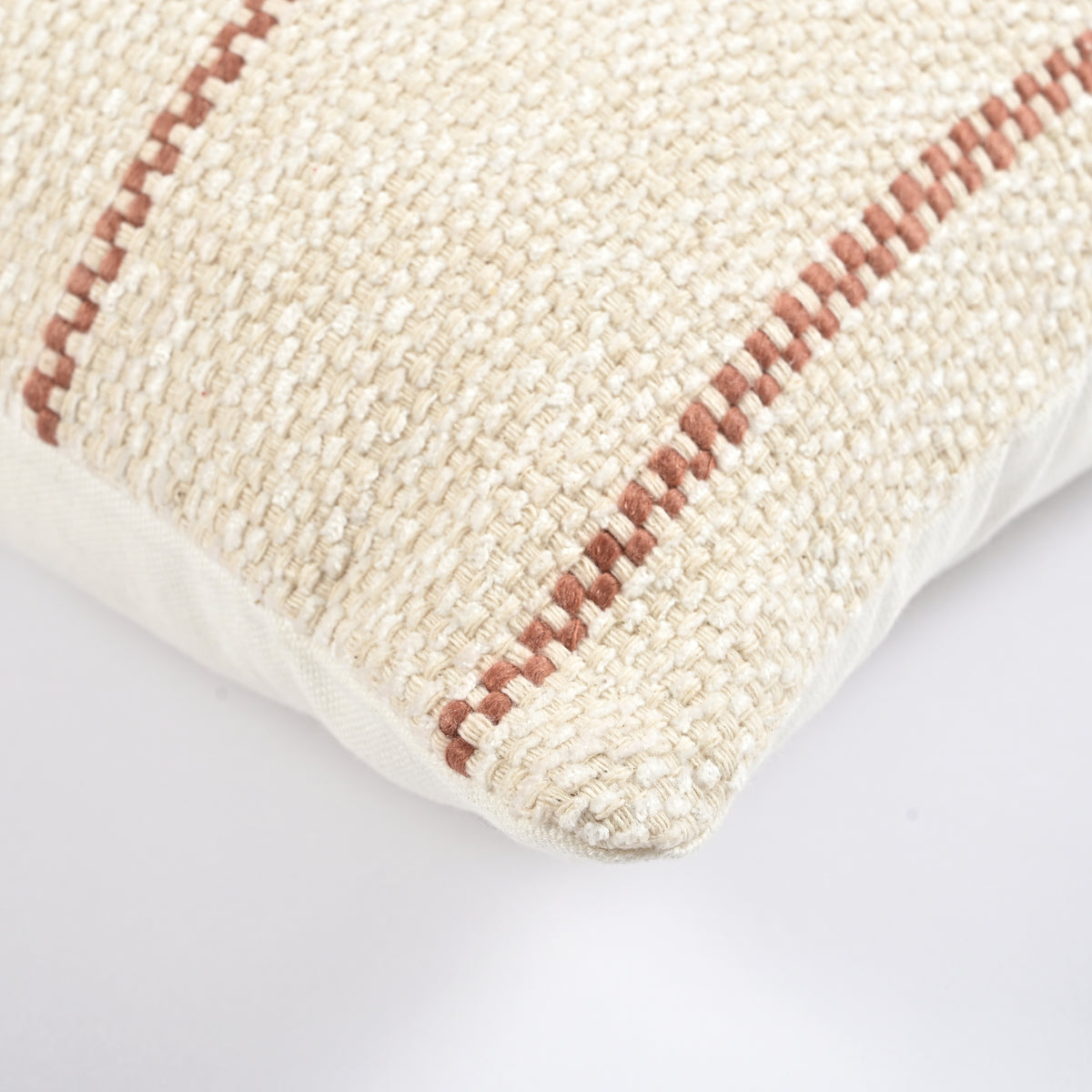 Azra Cushion in Natural & Rust 30 x 50cm
