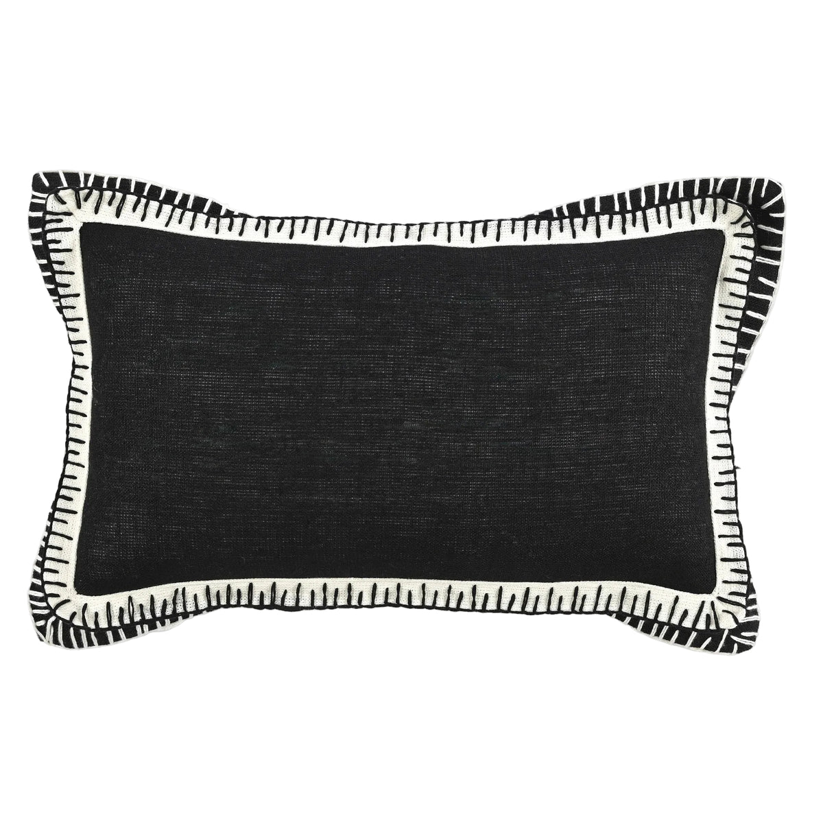 Nami Cushion in Noir 30 x 50cm