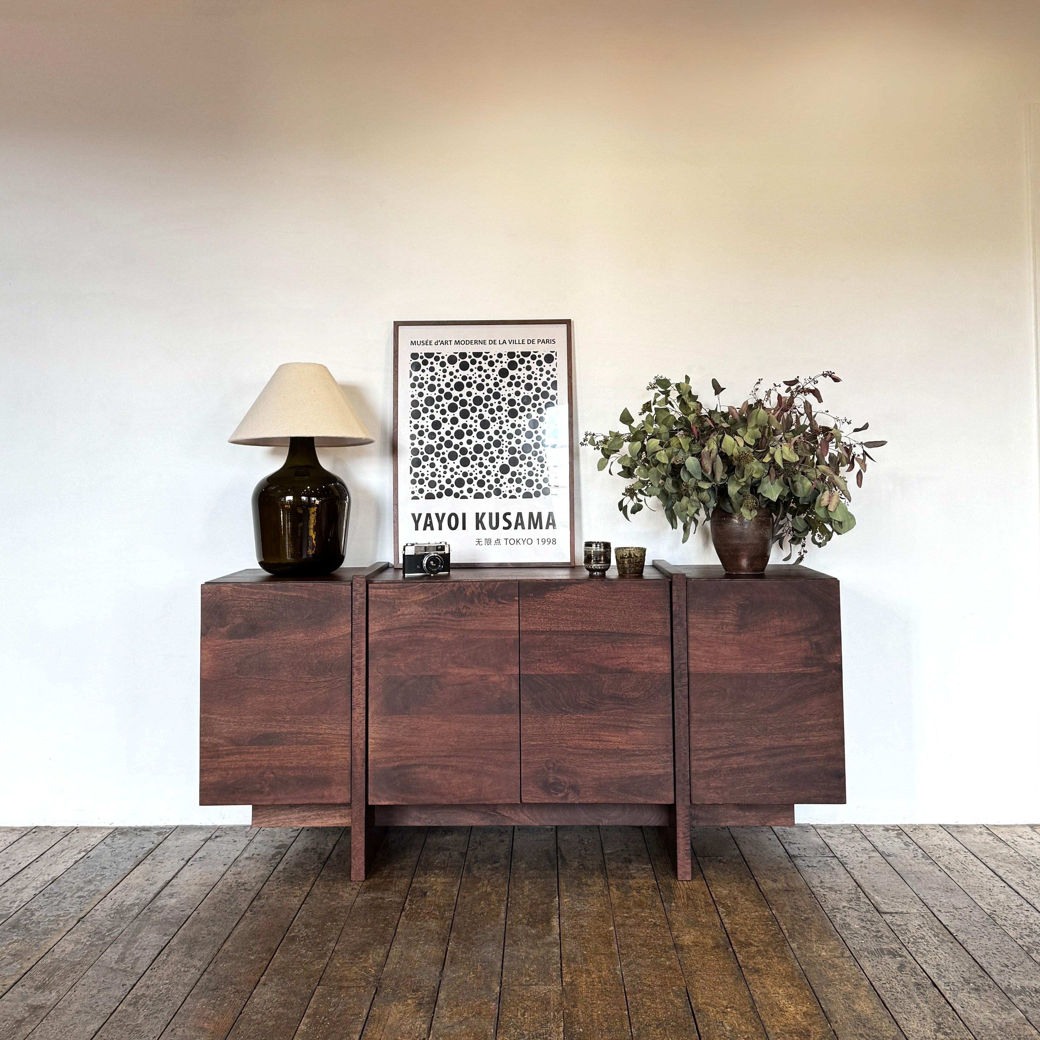Takara Solid Mango Wood Sideboard Brown