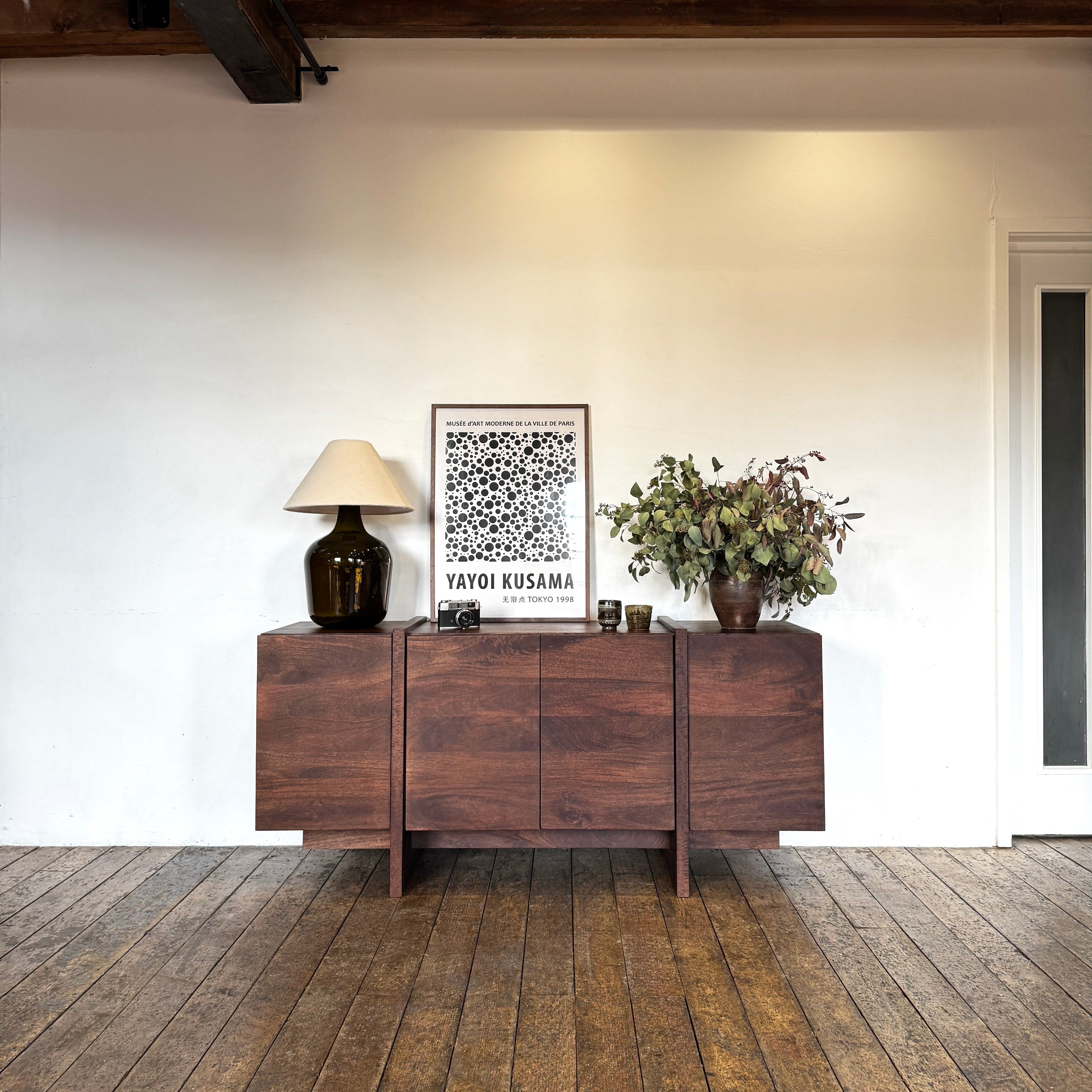 Takara Solid Mango Wood Sideboard Brown