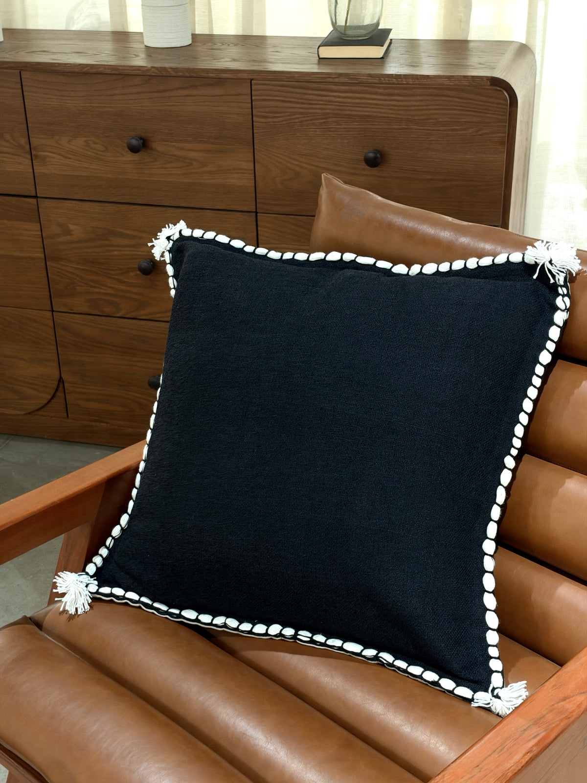 Ropa Cushion Noir 50 x 50cm