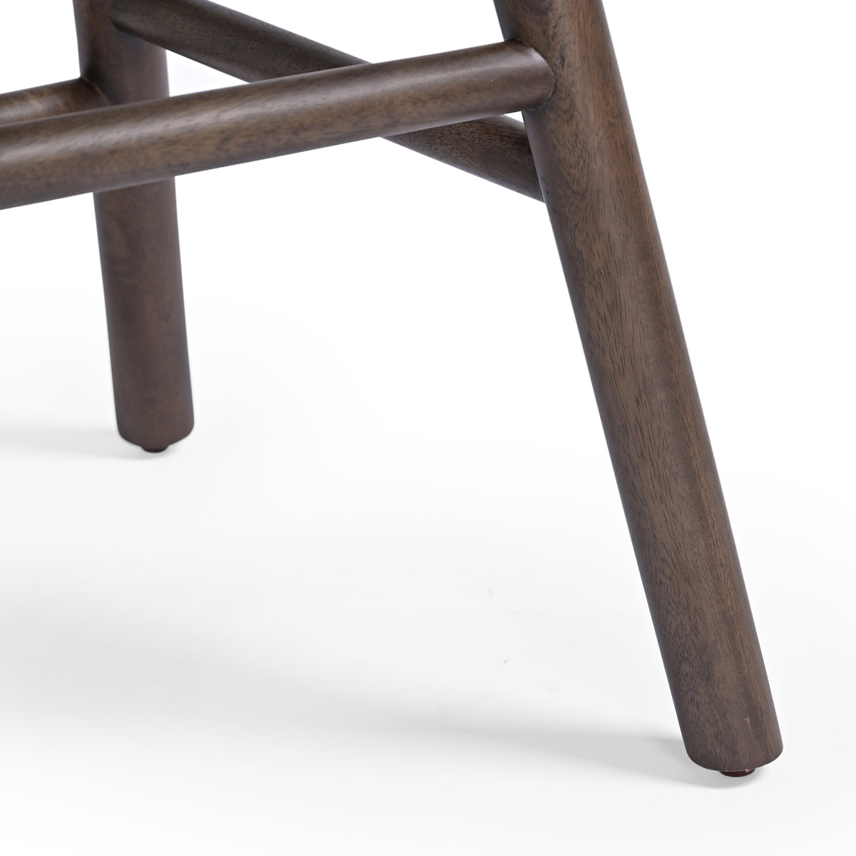 Elka Solid Mango Wood Dining Chair Brown