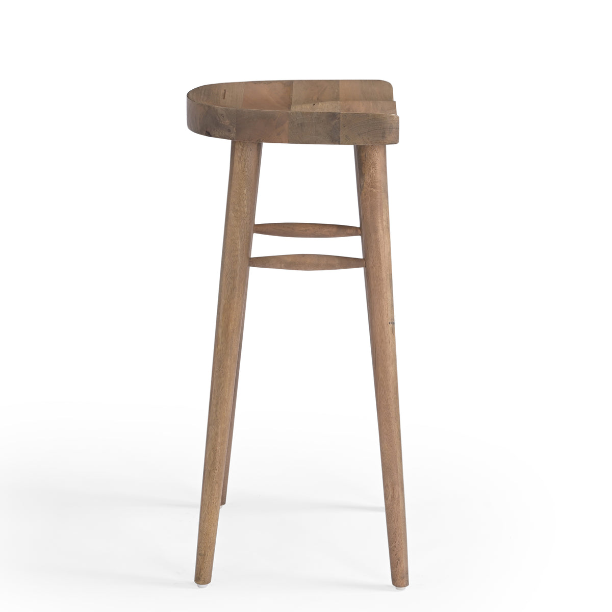 Selma Solid Mango Wood Bar Stool Natural