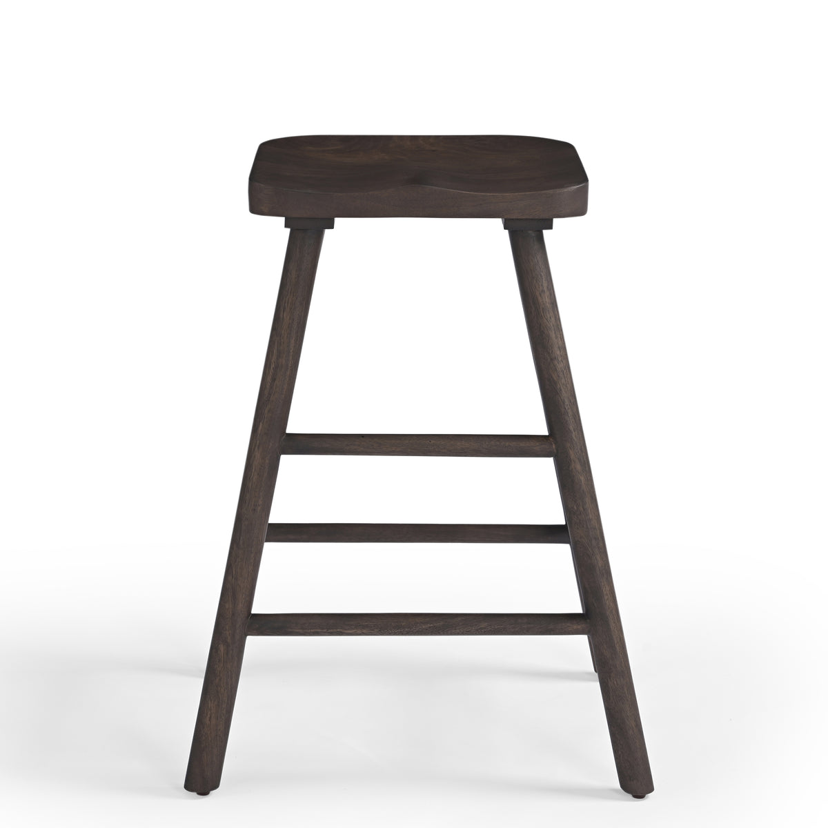 Kigi Solid Mango Wood Kitchen Stool Natural
