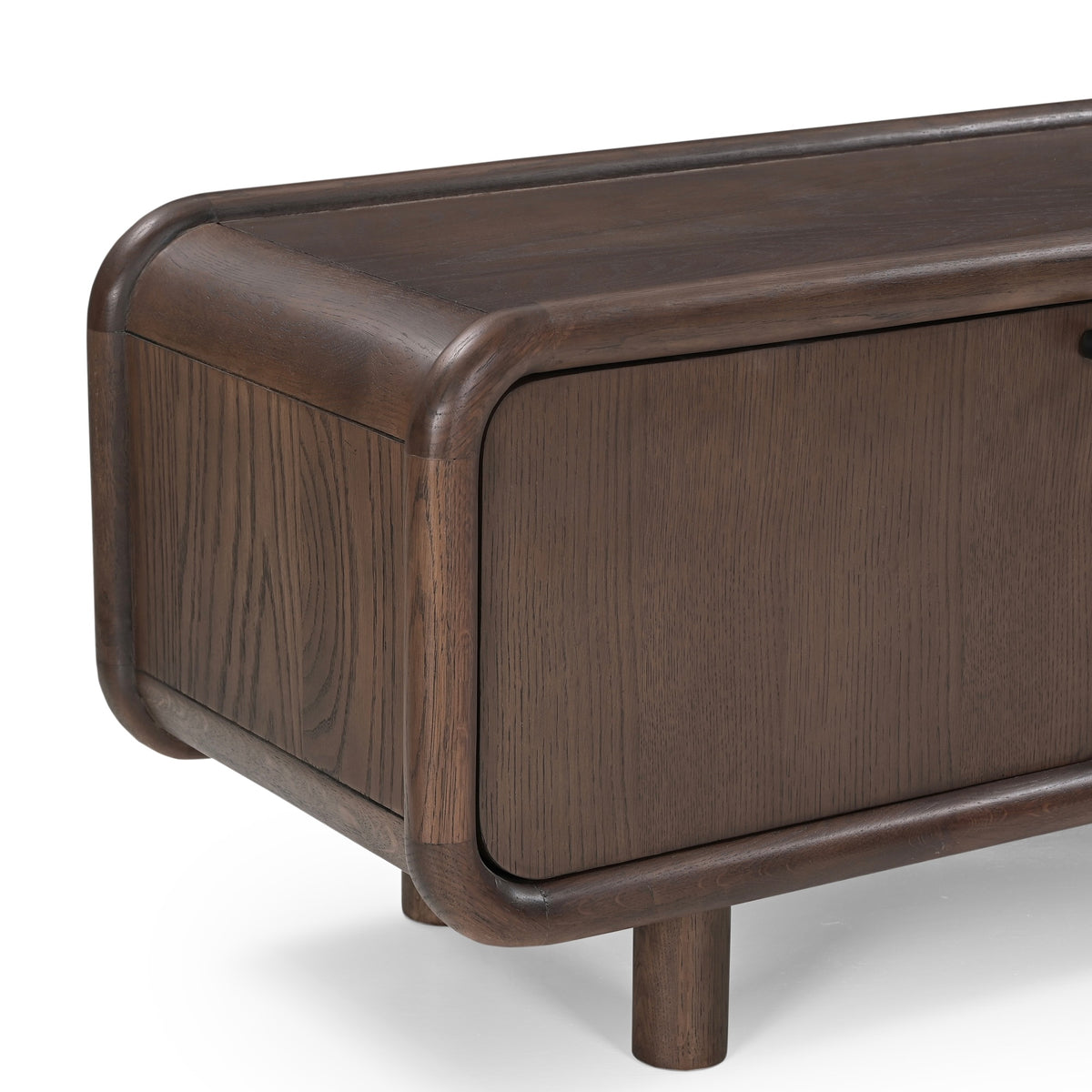 Koda Oak Wood TV stand in Dark Brown (150cm)