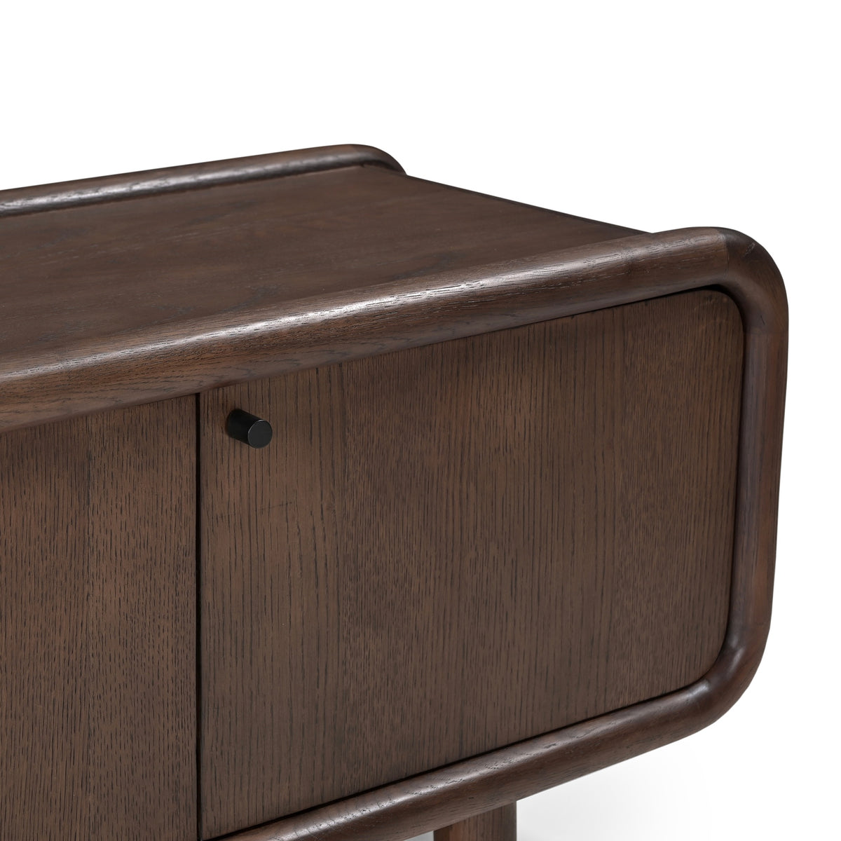 Koda Oak Wood TV stand in Dark Brown (150cm)