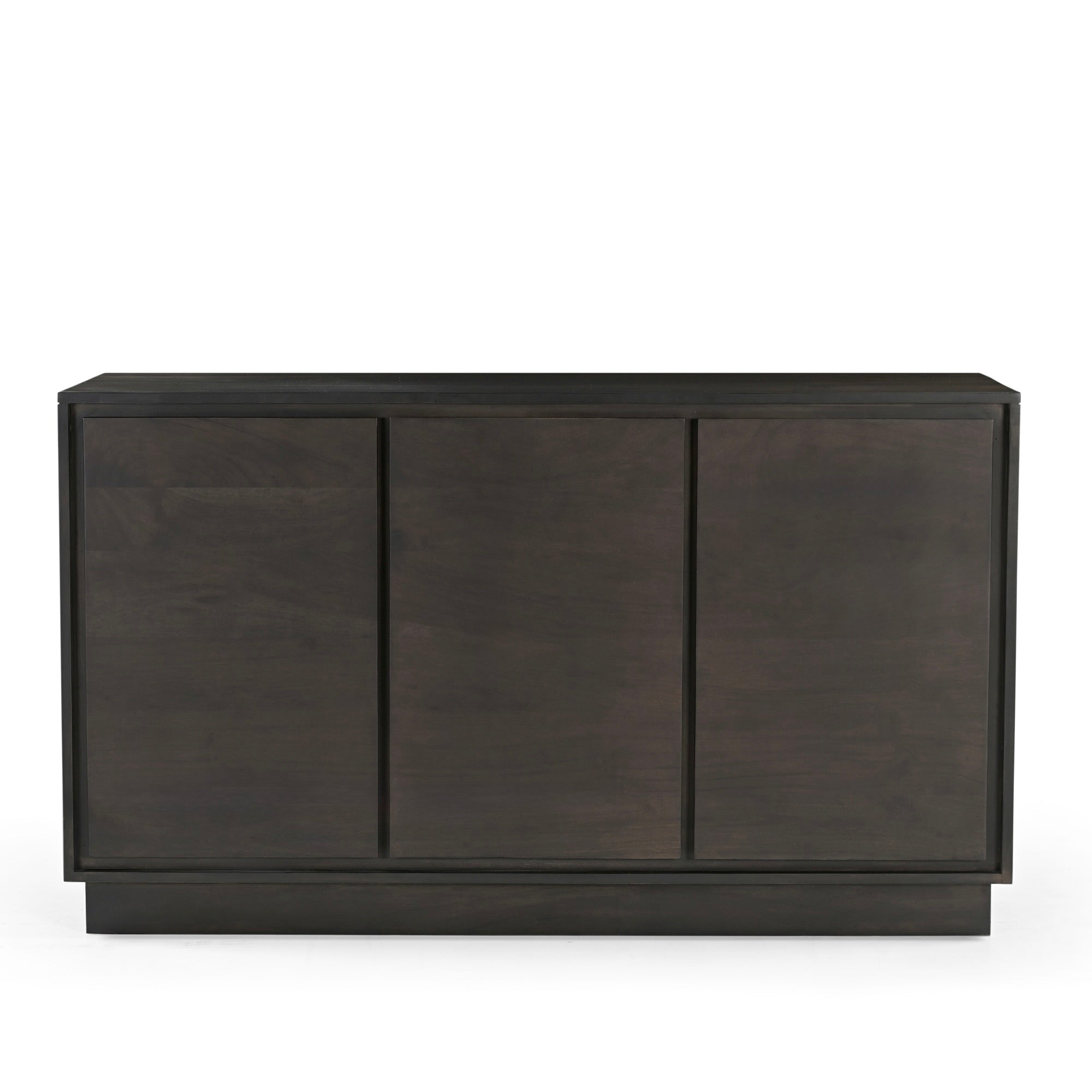 Kawa Solid Acacia Wood Large Sideboard Dark Brown