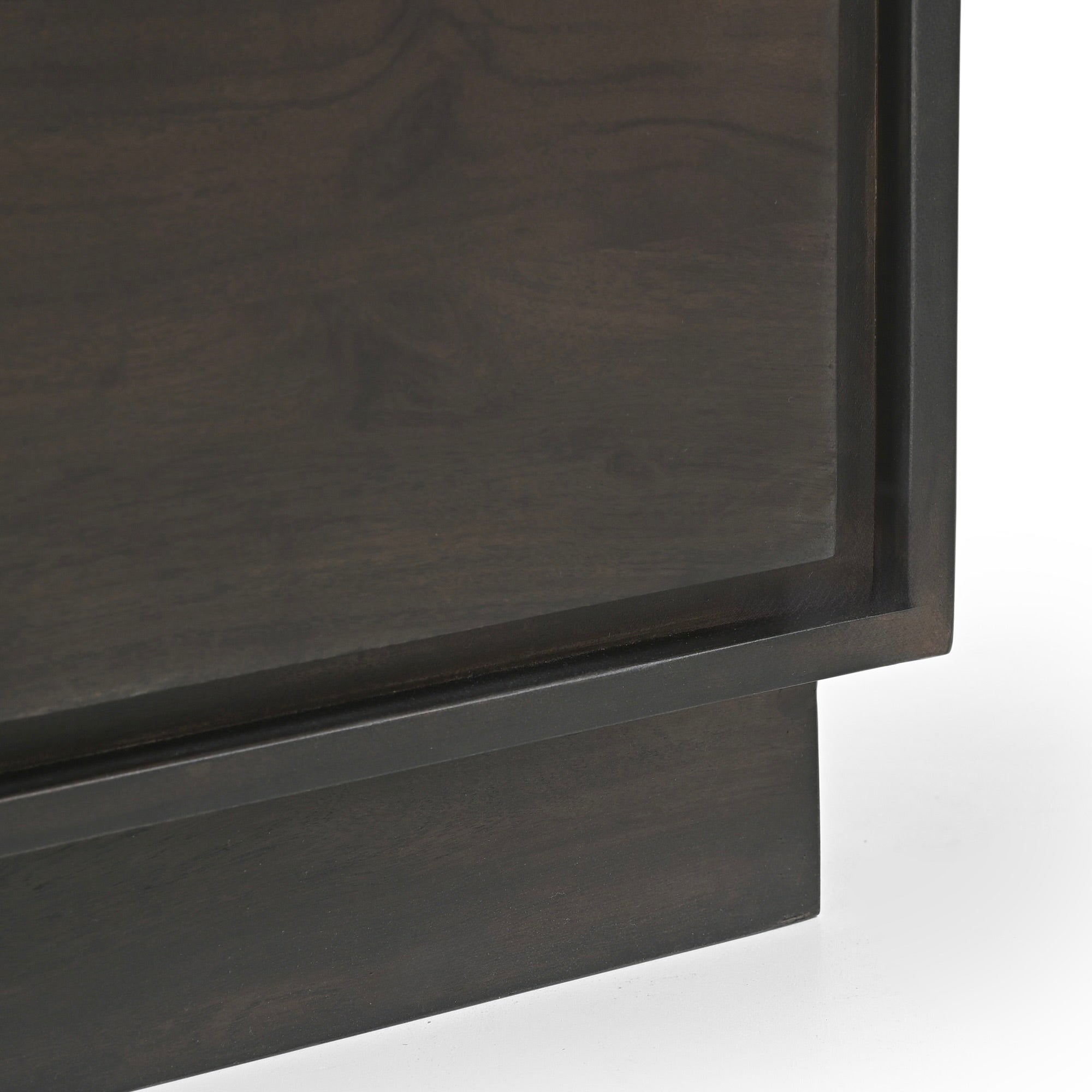 Kawa Solid Acacia Wood Large Sideboard Dark Brown