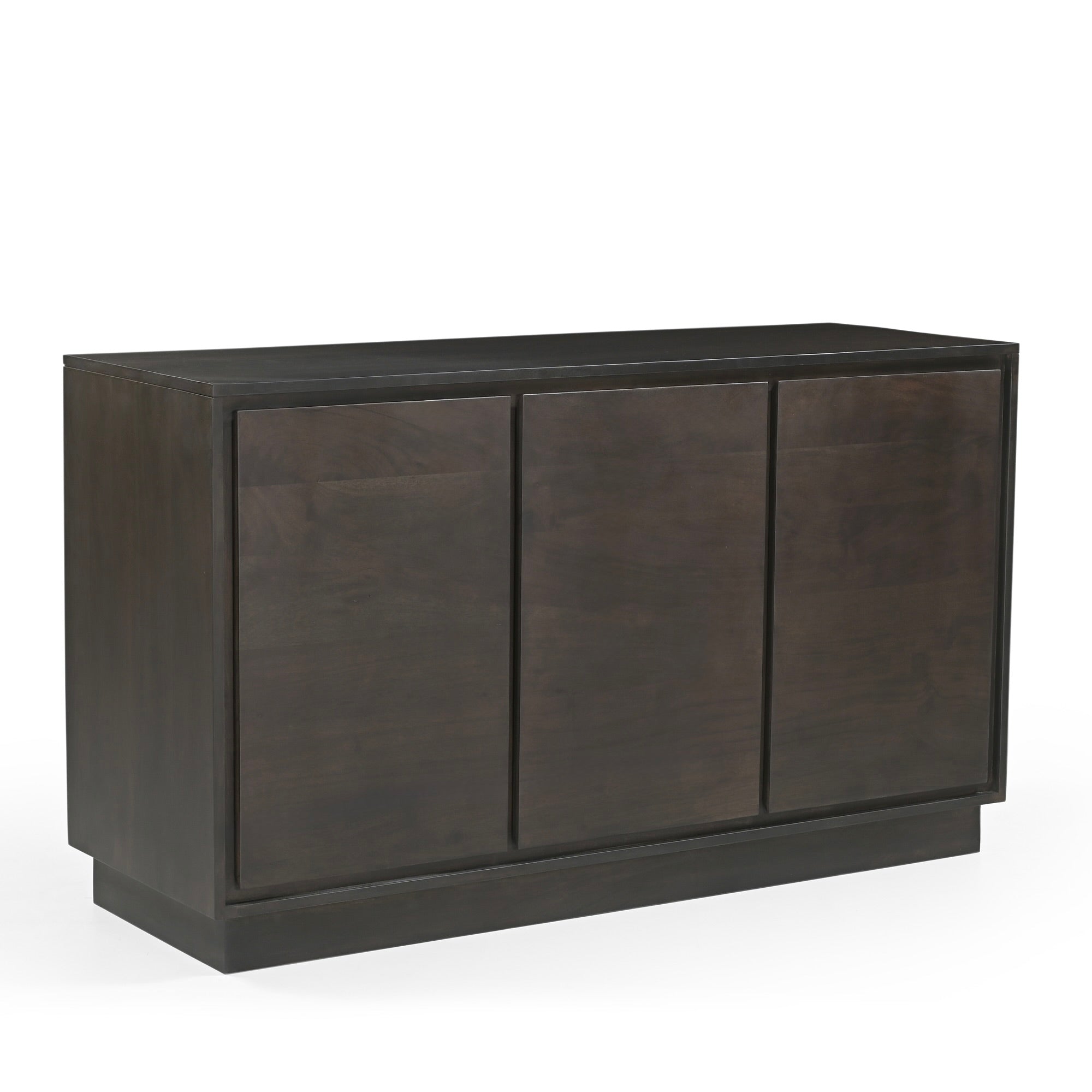 Kawa Solid Acacia Wood Large Sideboard Dark Brown