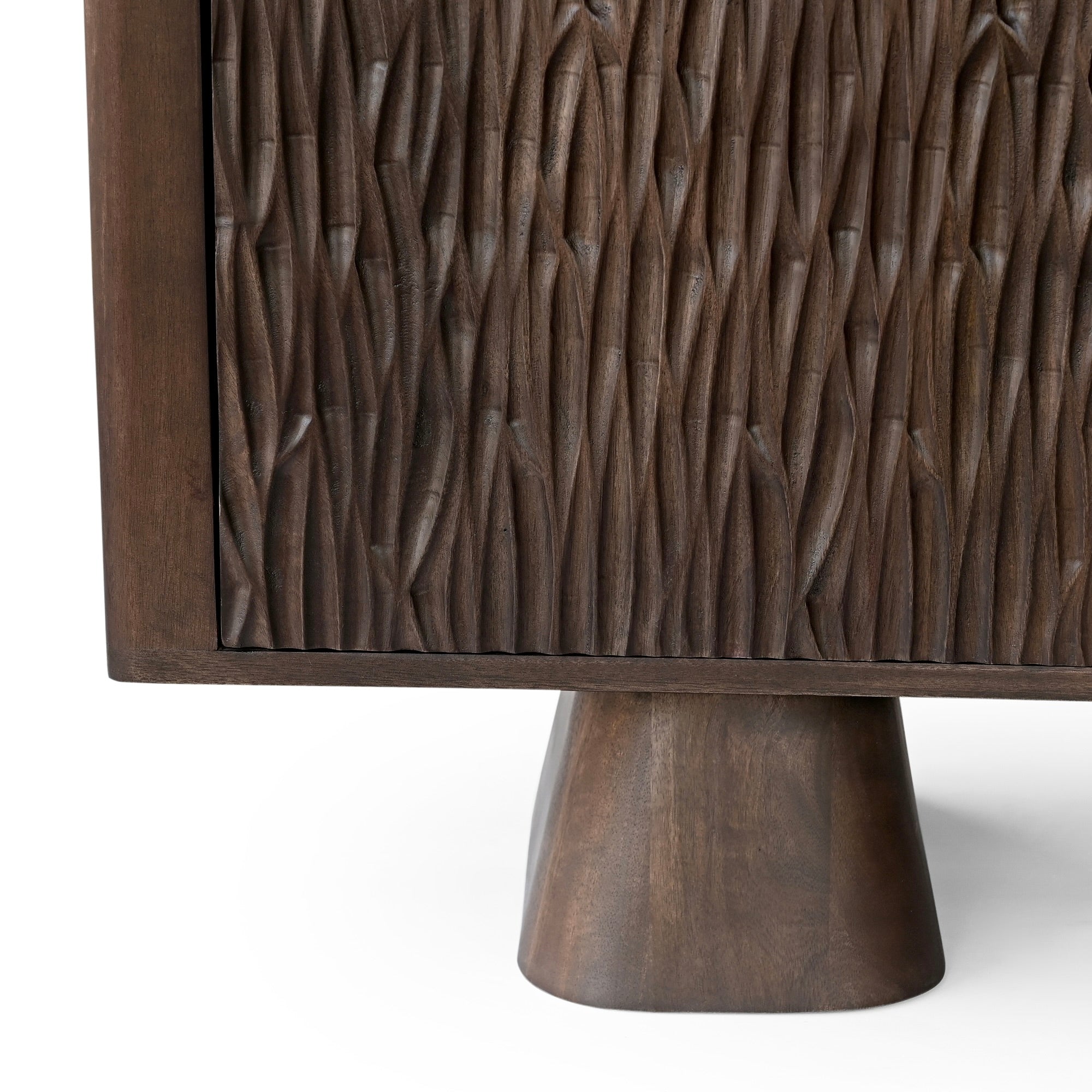 Nao Solid Mango Wood Sideboard in Walnut