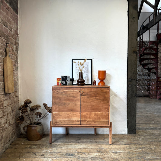 Lucca Solid Acacia Wood 2 Door Sideboard