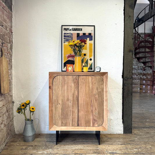 Primo Solid Acacia Wood 2 Door Sideboard
