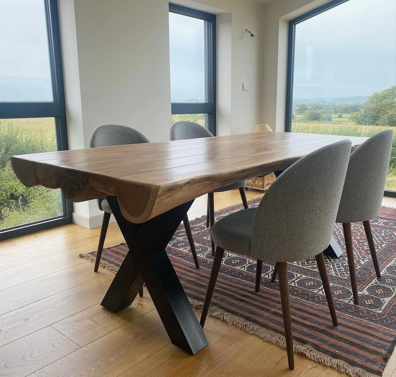 Thor Solid Acacia Wood Dining Table (4 Sizes)