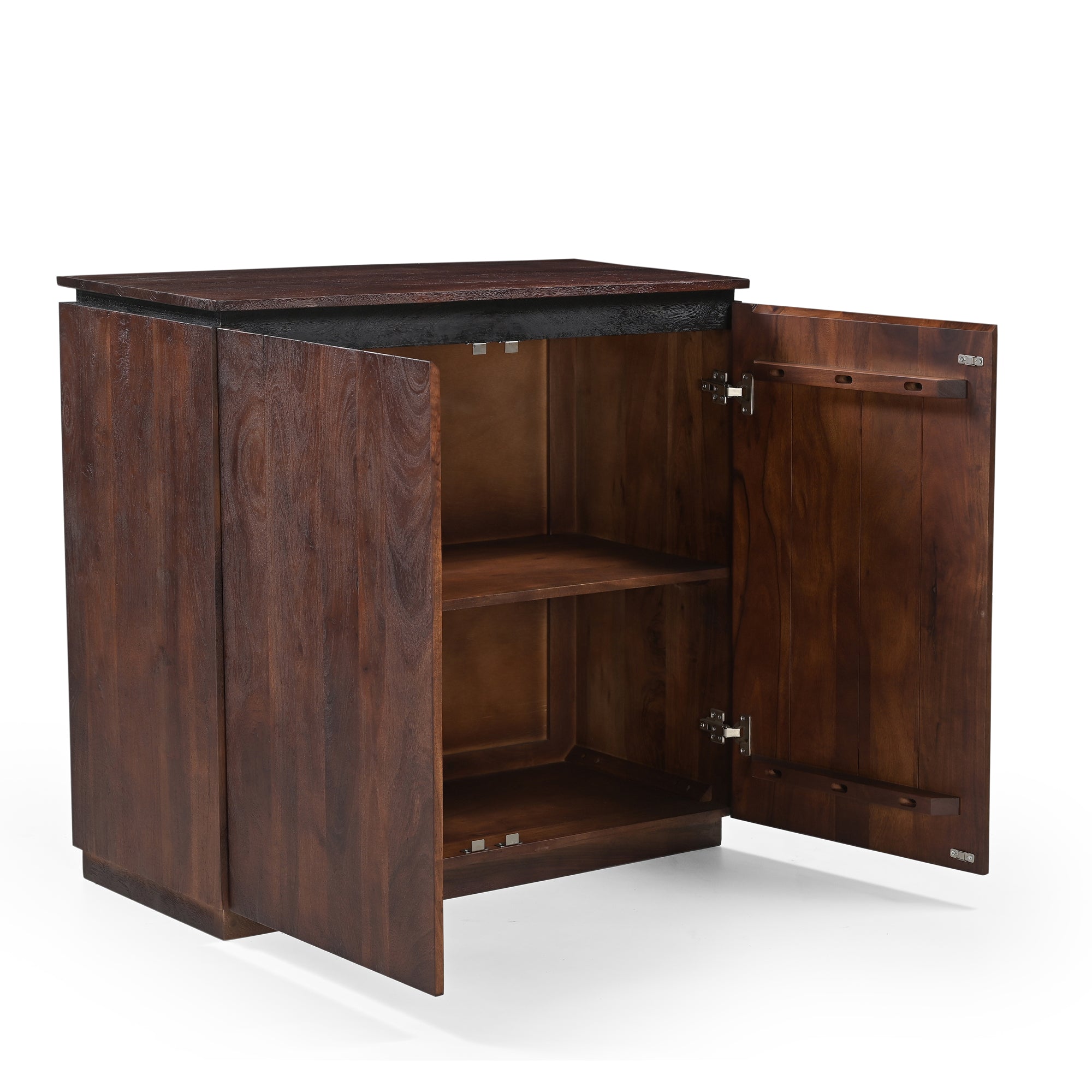 Avery Solid Mango Wood Sideboard in Brown (90cm)